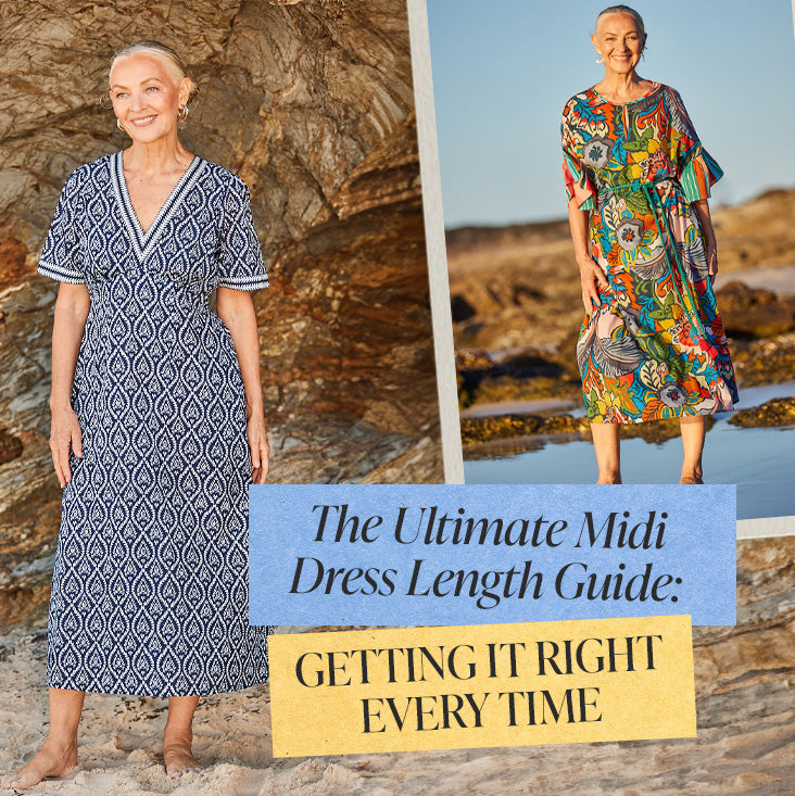The Ultimate Midi Dress Length Guide | Adrift Clothing The Ultimate Midi Dress Length Guide | Adrift Clothing