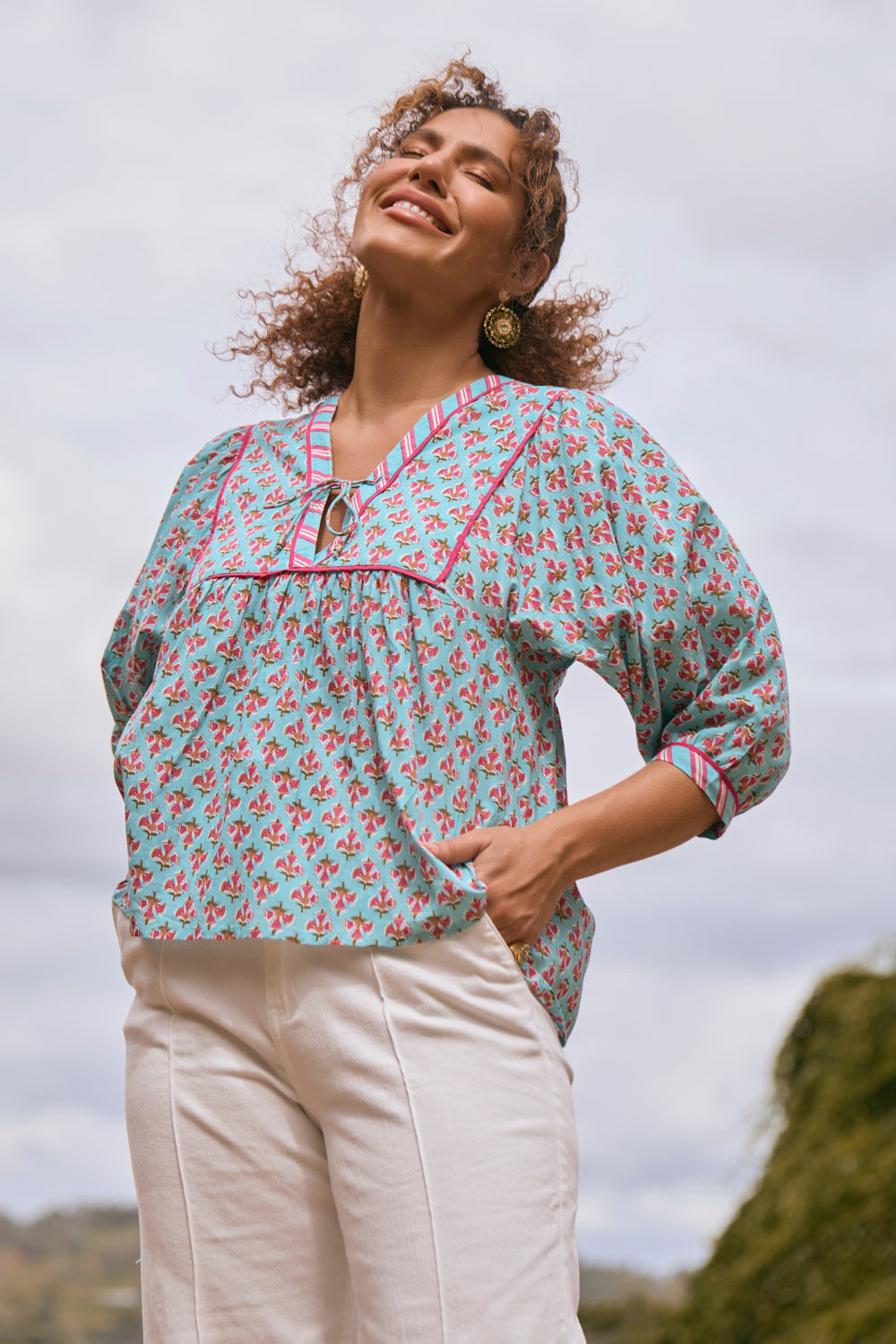 Cairo Boho Blouse in Florence