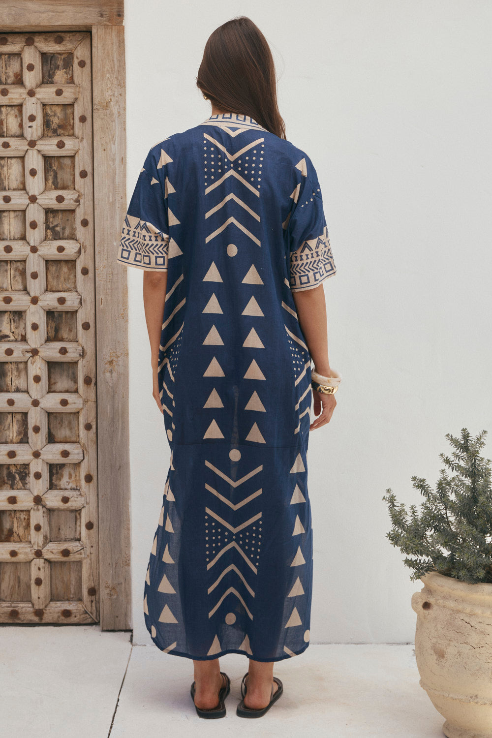 Abbey Maxi Dress in Safira Navy
