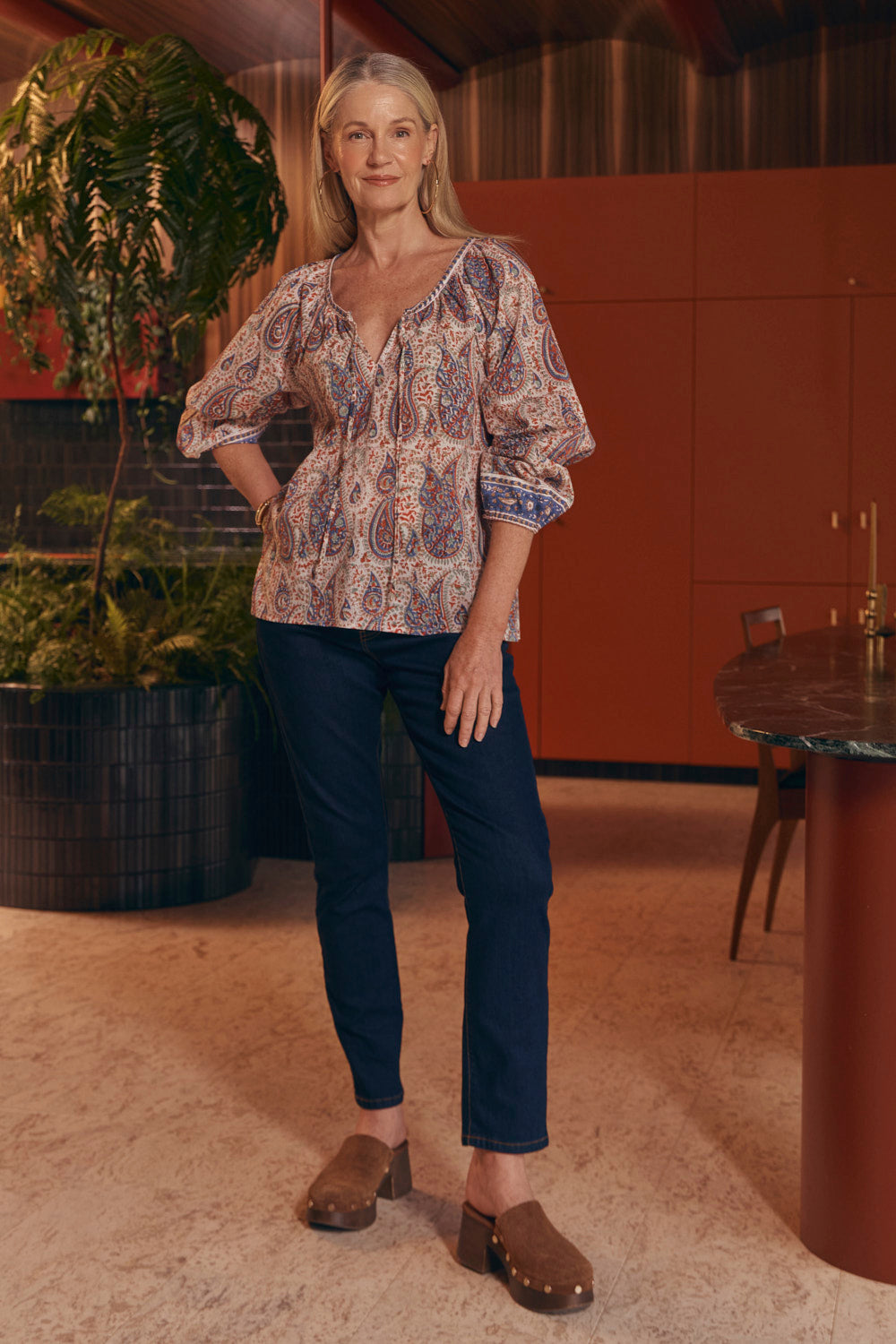 Adrift Denim Fitted Jeans in Dark Wash, Pant - Adrift Clothing