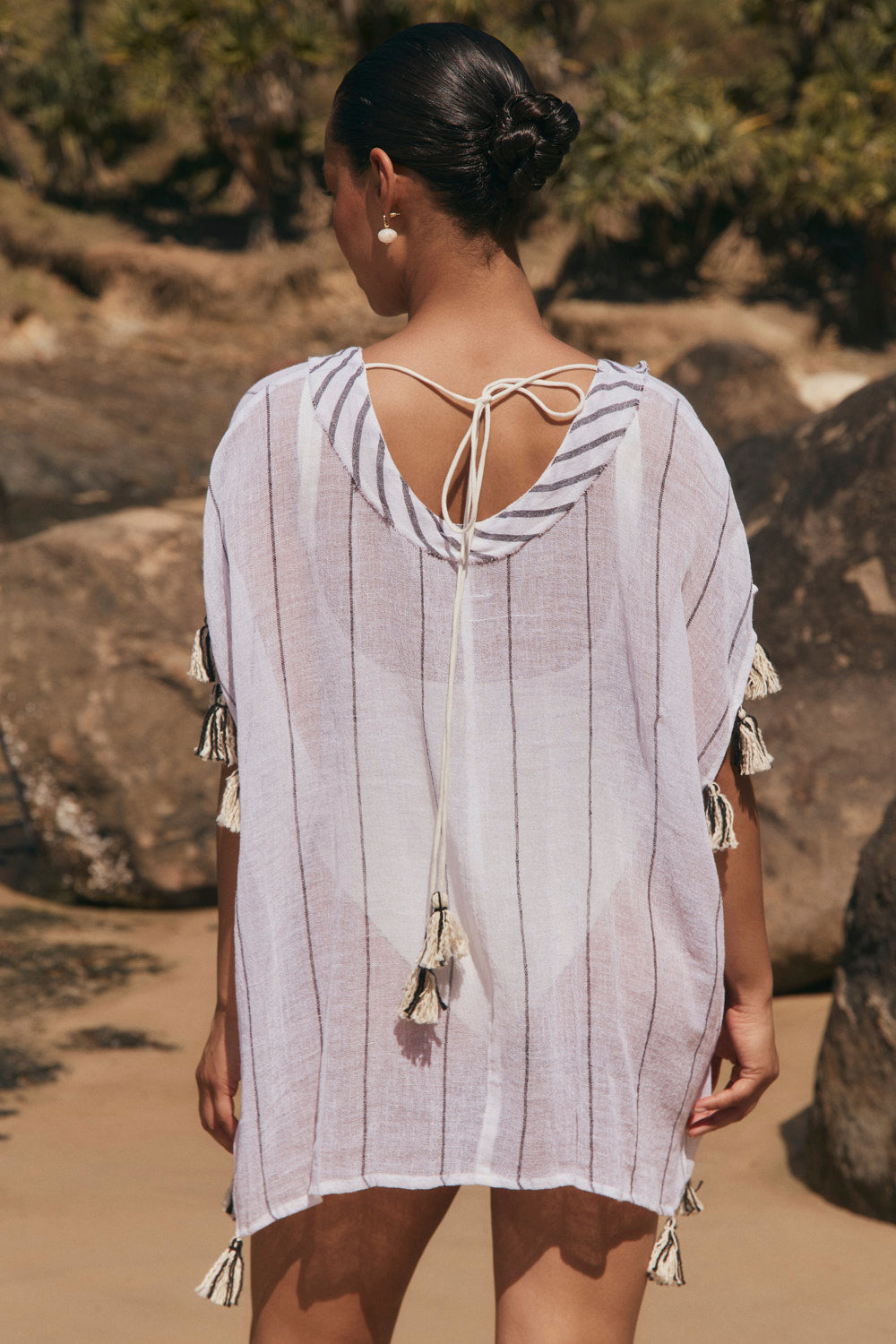 Aleah Tunic Top in Mariner