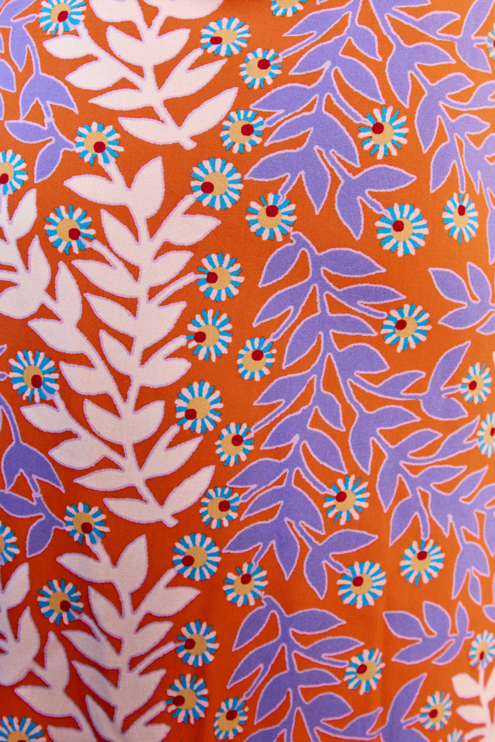 Ginette Collared Dress in Autumn Sonata