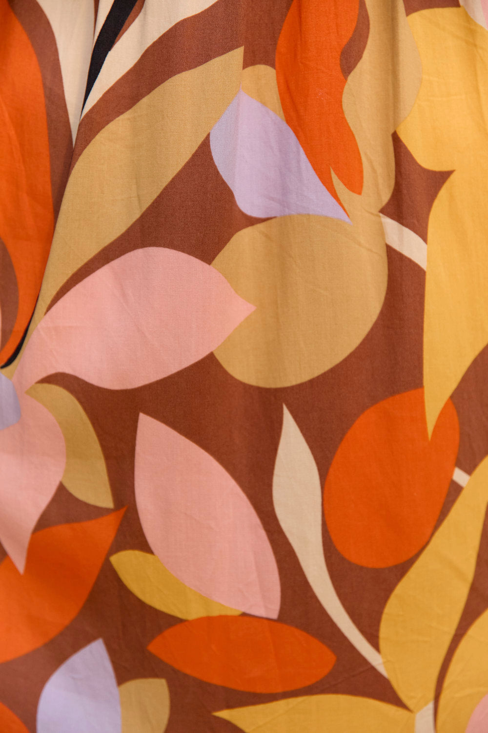 Cairo Long Sleeve Dress in Blaze