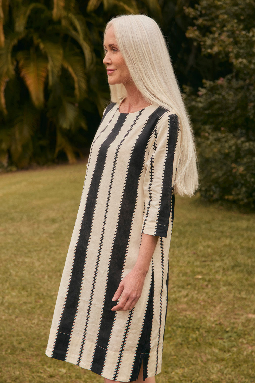 Boatneck Shift Dress in Shibuya