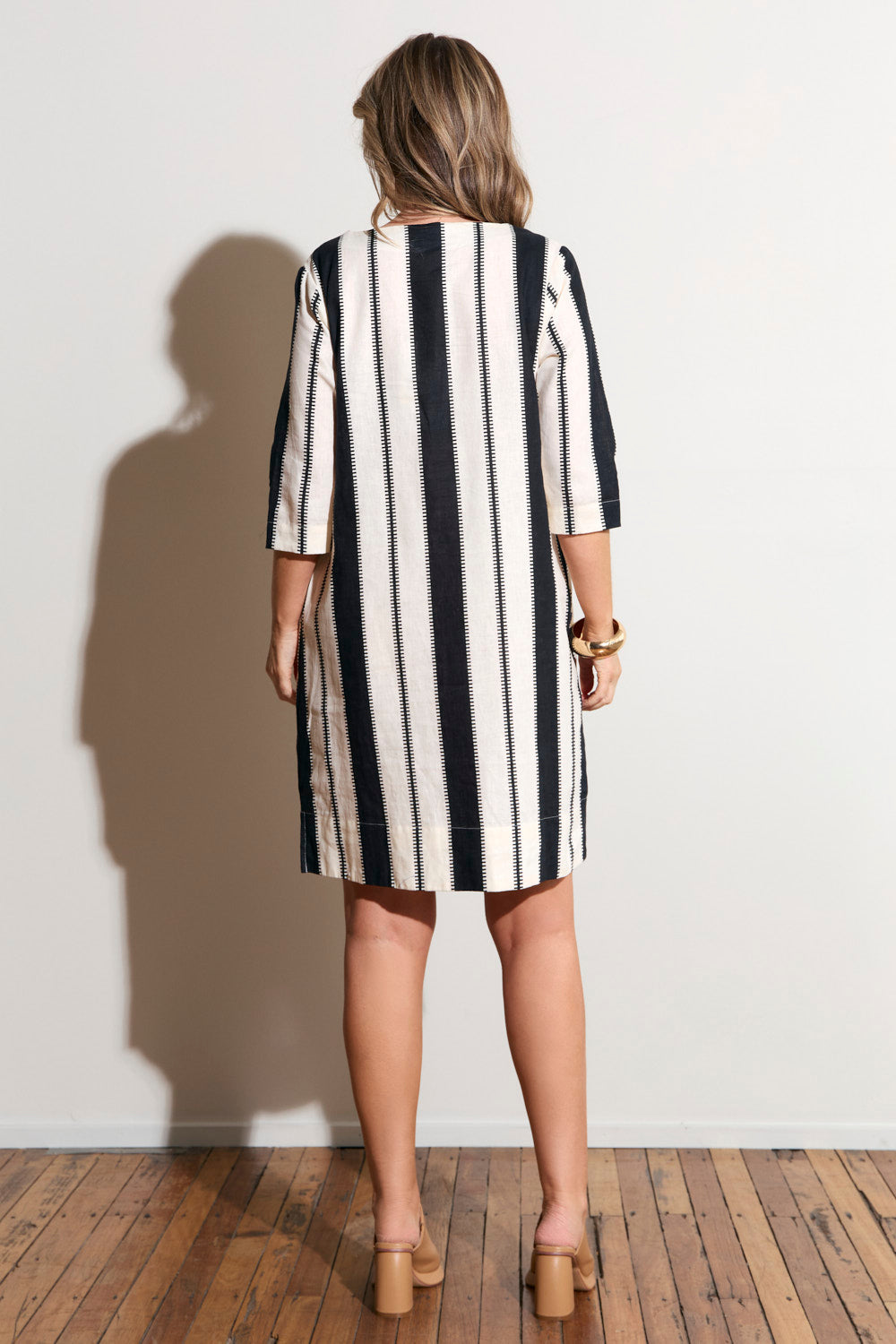 Boatneck Shift Dress in Shibuya