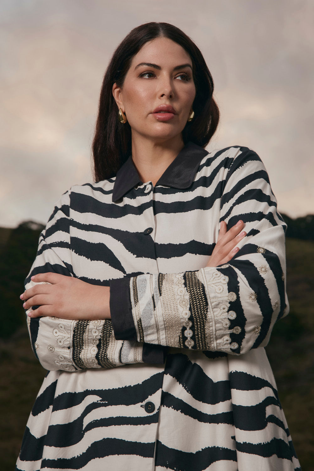 Bonnie Embroidered Jacket in Bengal
