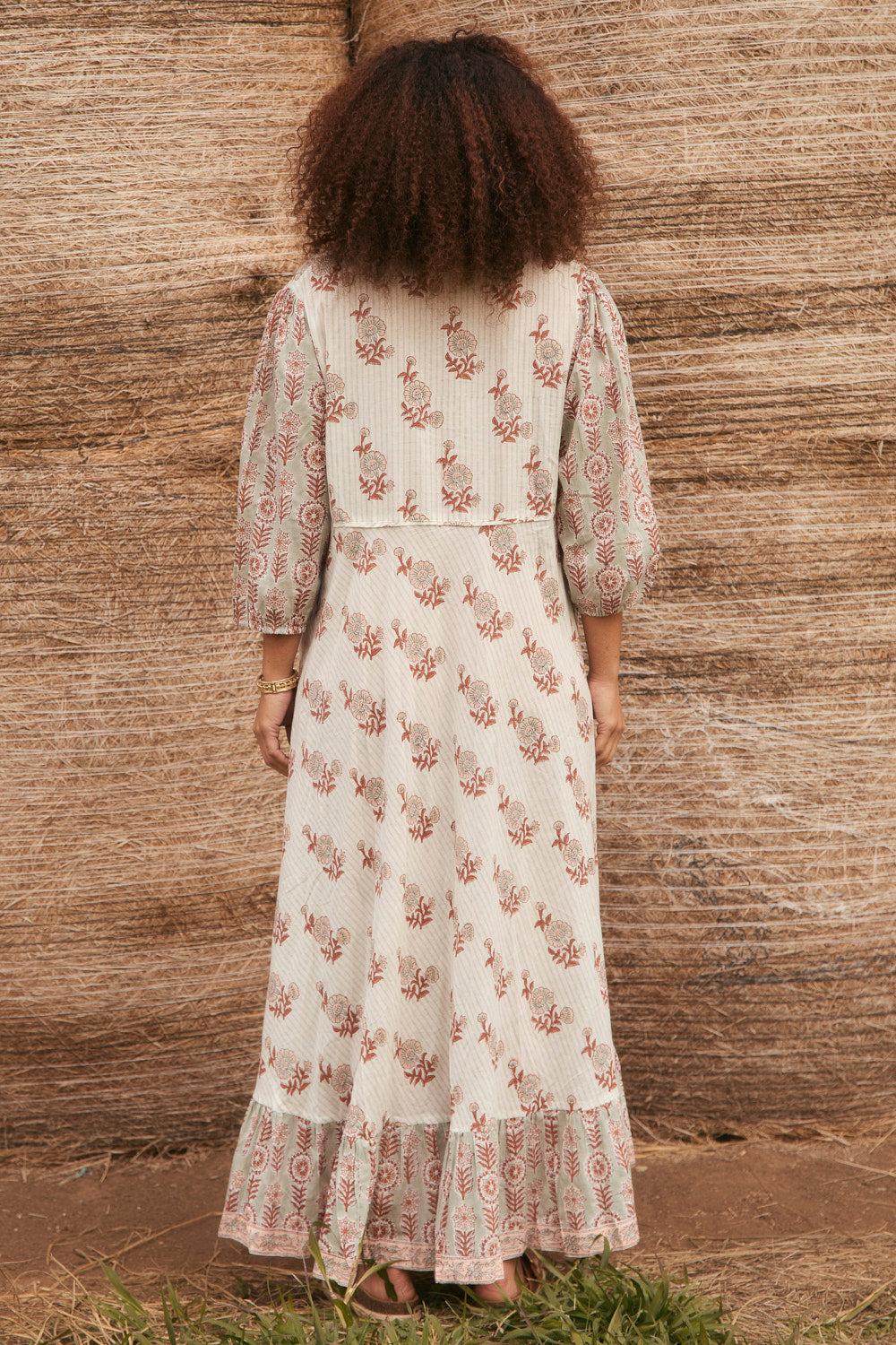 Bonnie Umbrella Dress in Fernwood