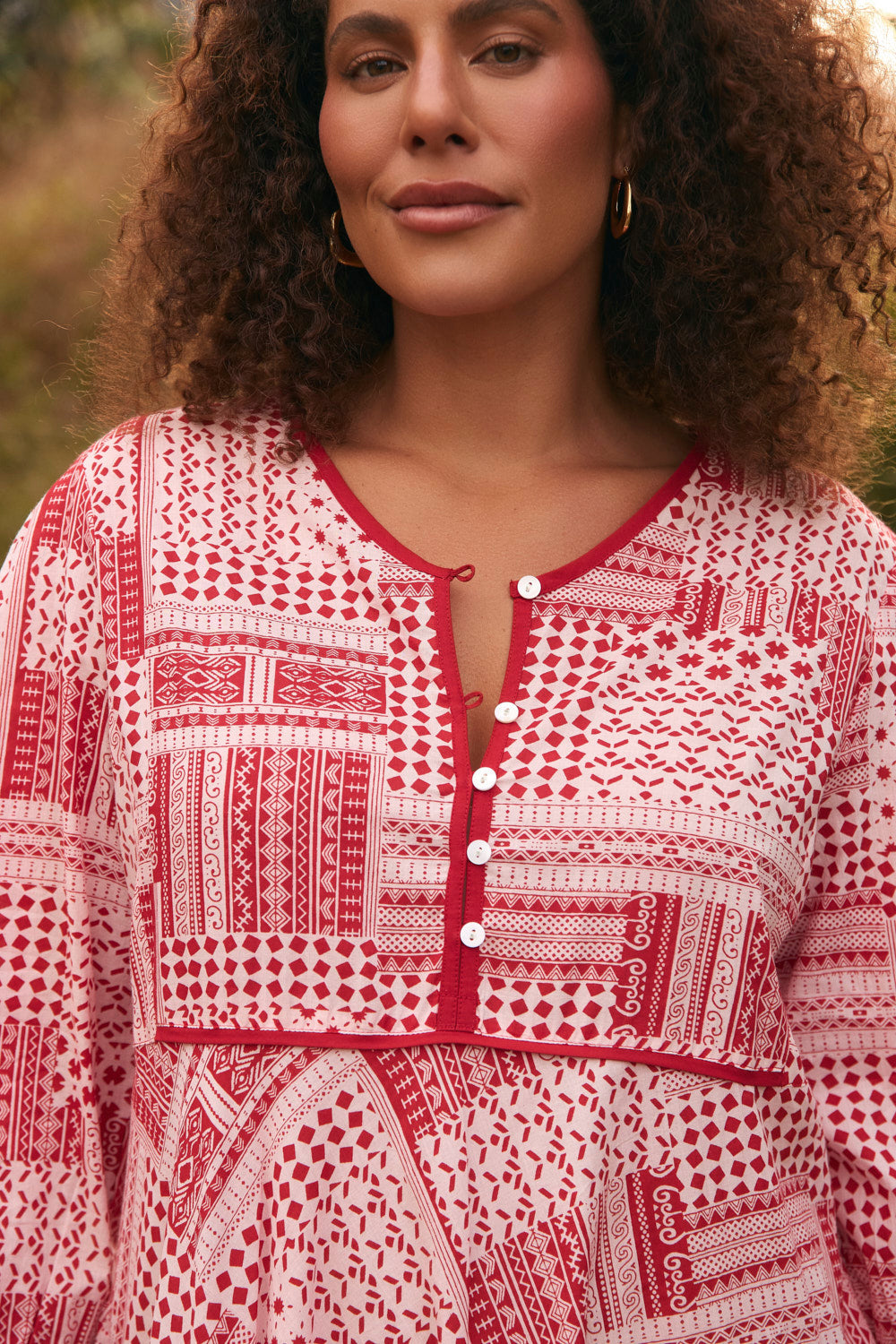 Bonnie Umbrella Dress in Sienna