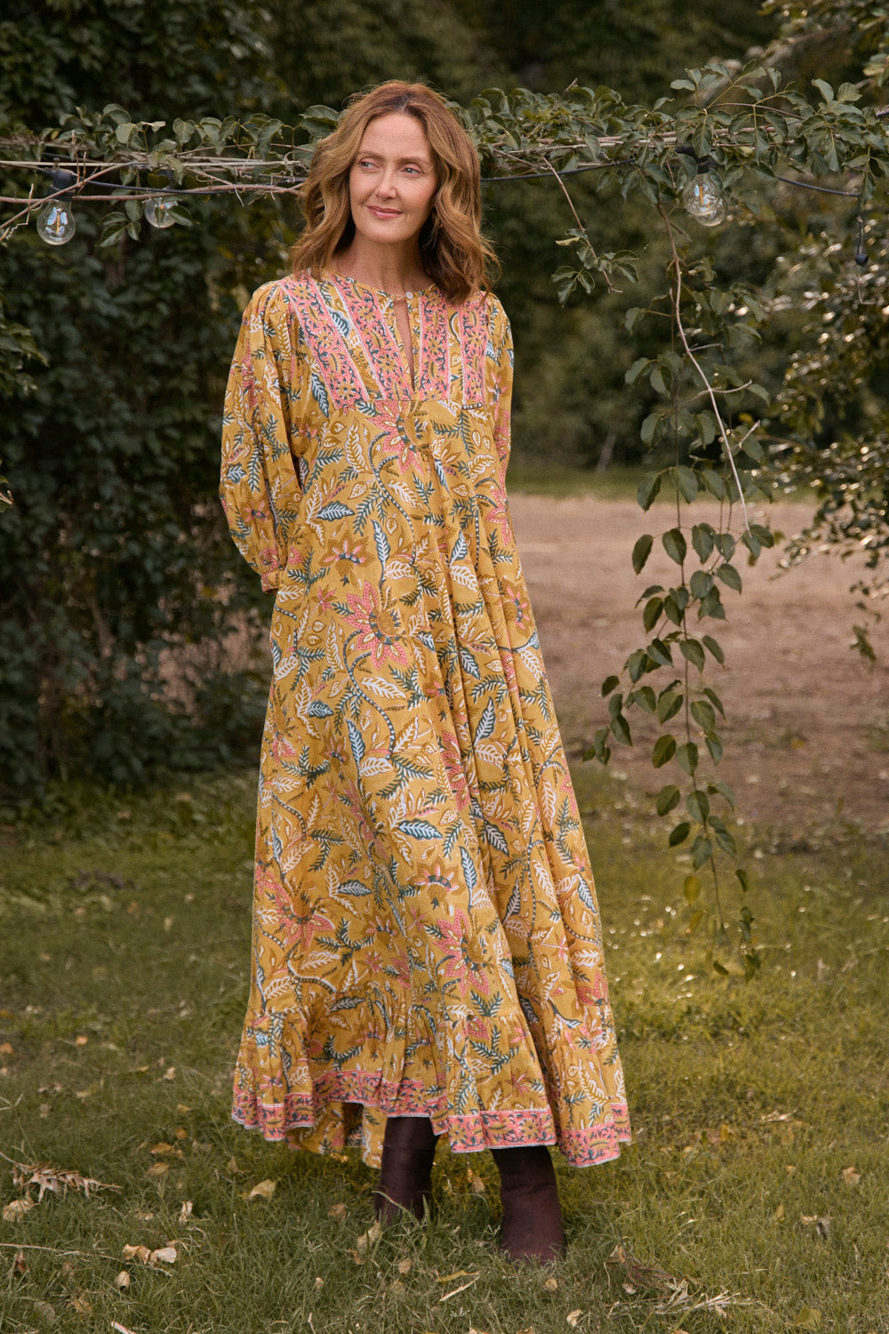 Bonnie Umbrella Dress in Sunshine