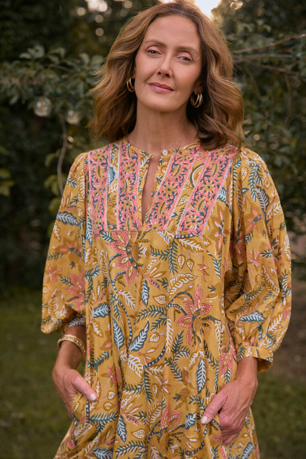 Bonnie Umbrella Dress in Sunshine