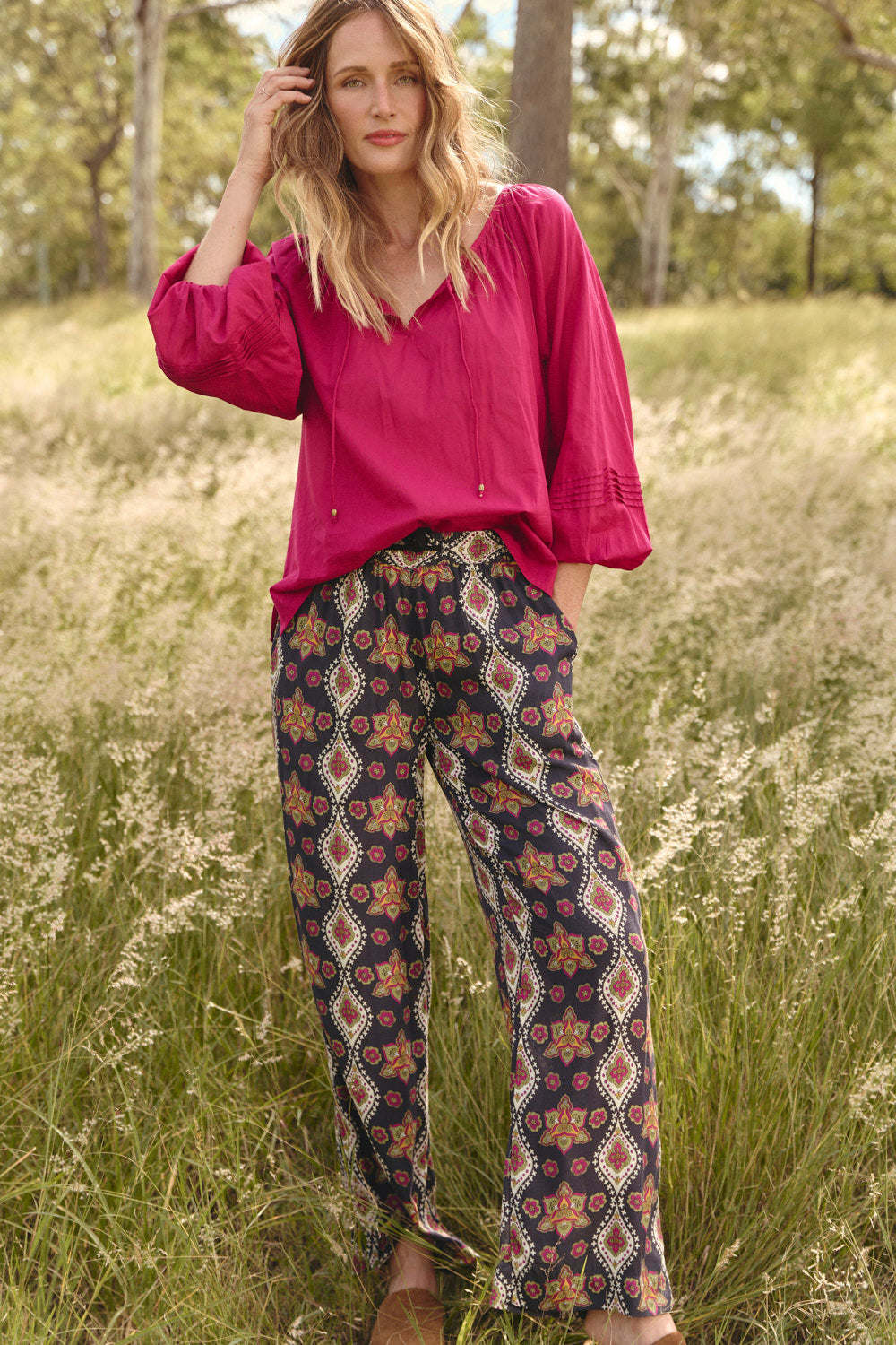 Breezy Relaxed Pant in Veloura