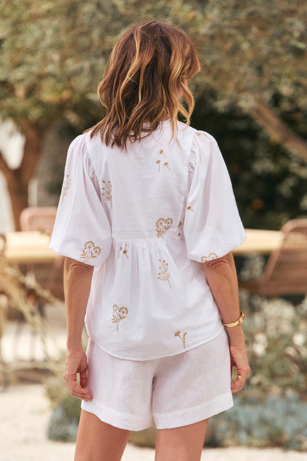 Cairo Boho Blouse in Botanica