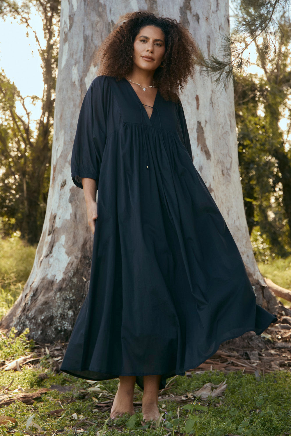 Cairo Boho Dress in Black