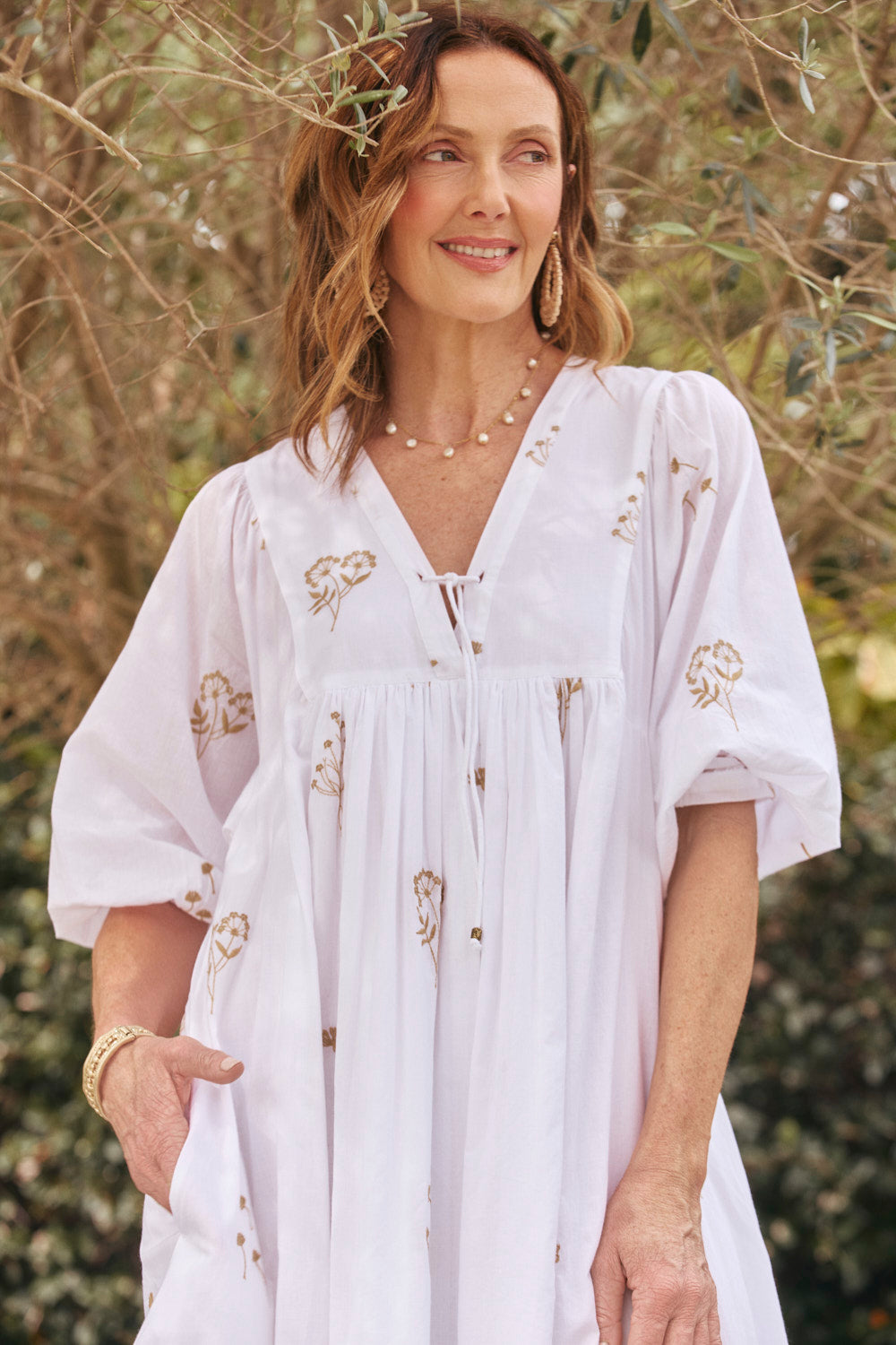 Cairo Boho Dress in Botanica