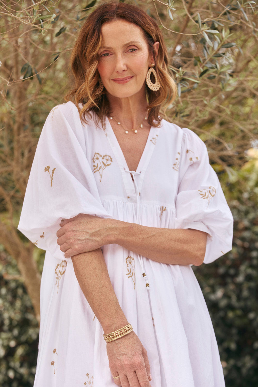 Cairo Boho Dress in Botanica