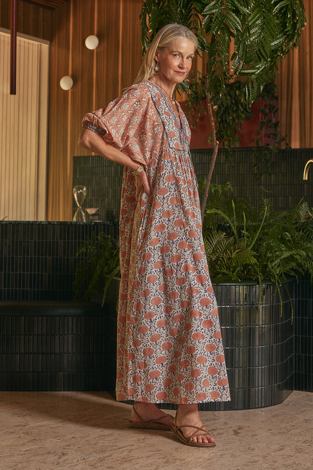 Cairo Boho Dress in Heritage