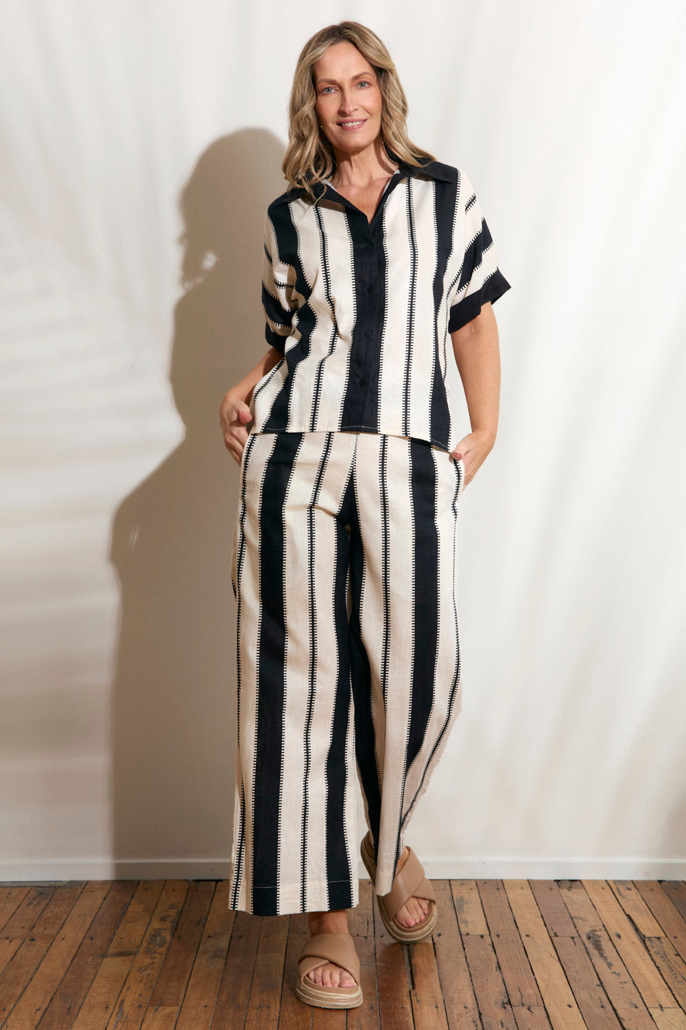 Camille Wide Leg Pant in Shibuya