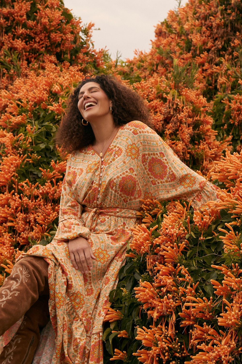 Cherry Blossom Dress in Aquarius