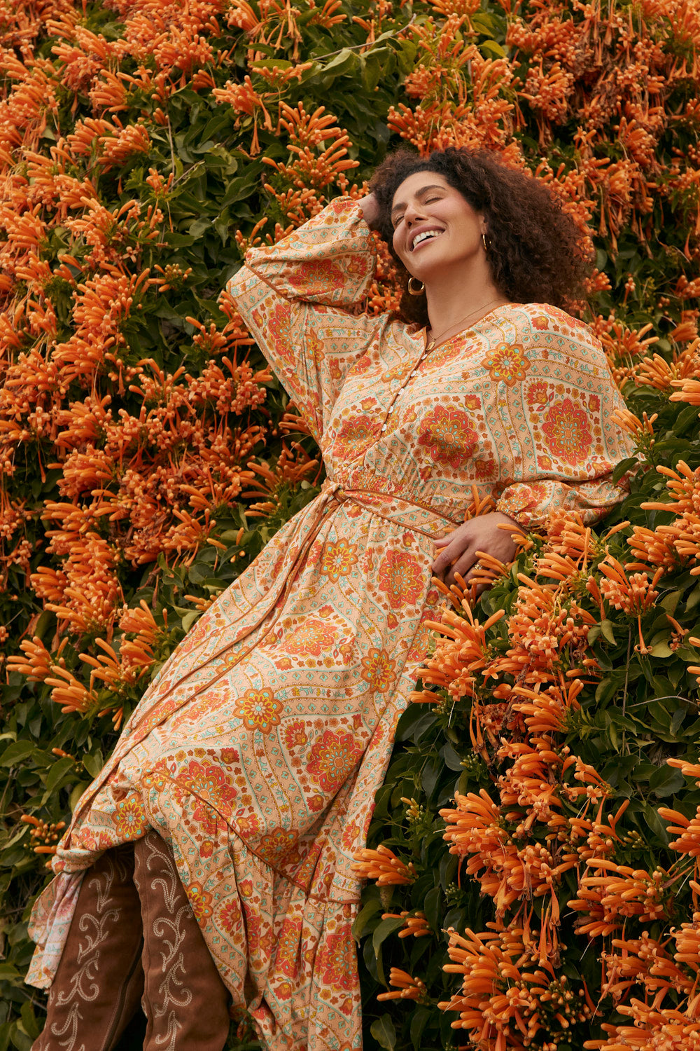 Cherry Blossom Dress in Aquarius