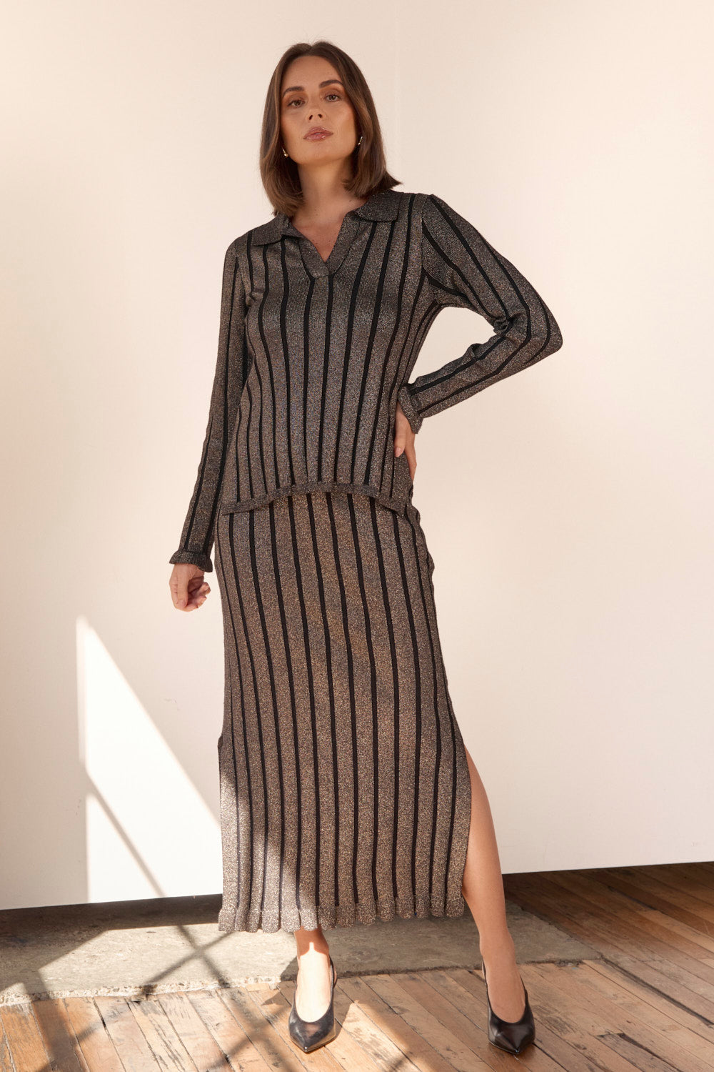 Knitted Skirt in Superstar