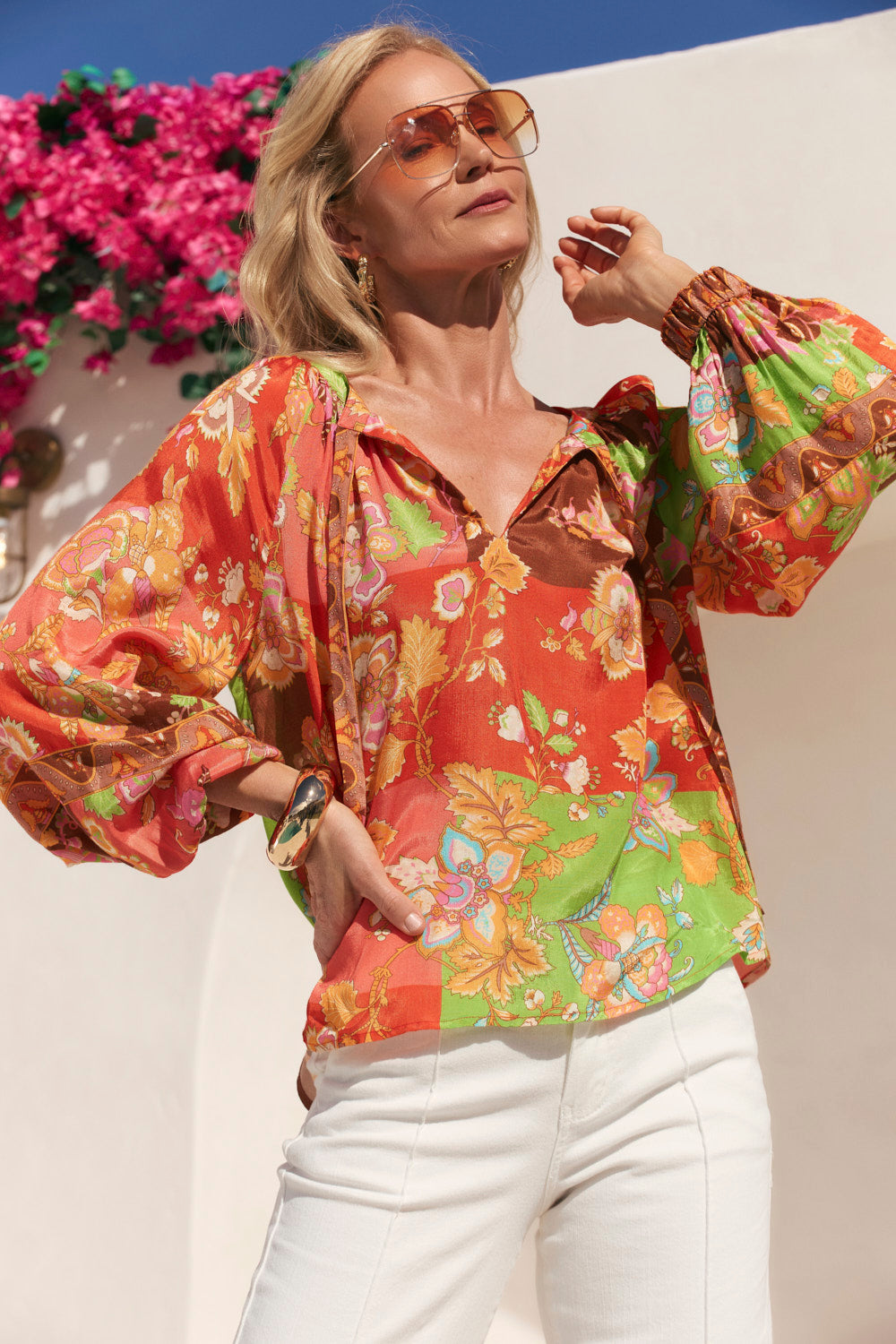 Elyse Blouse in Petra