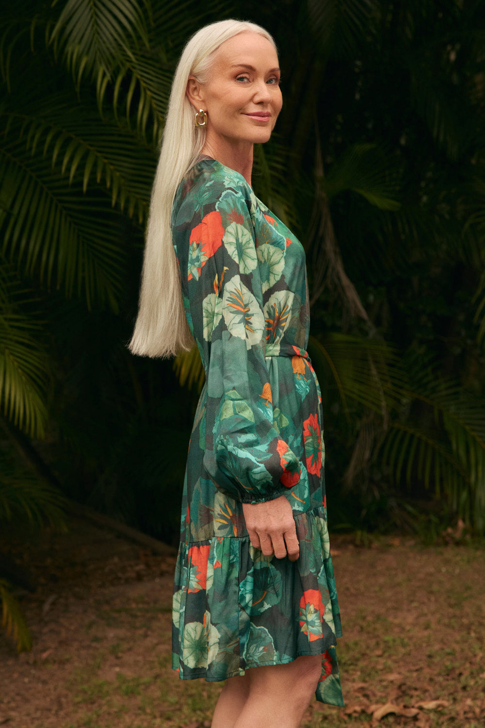 Fantasia Short Dress in Lotus