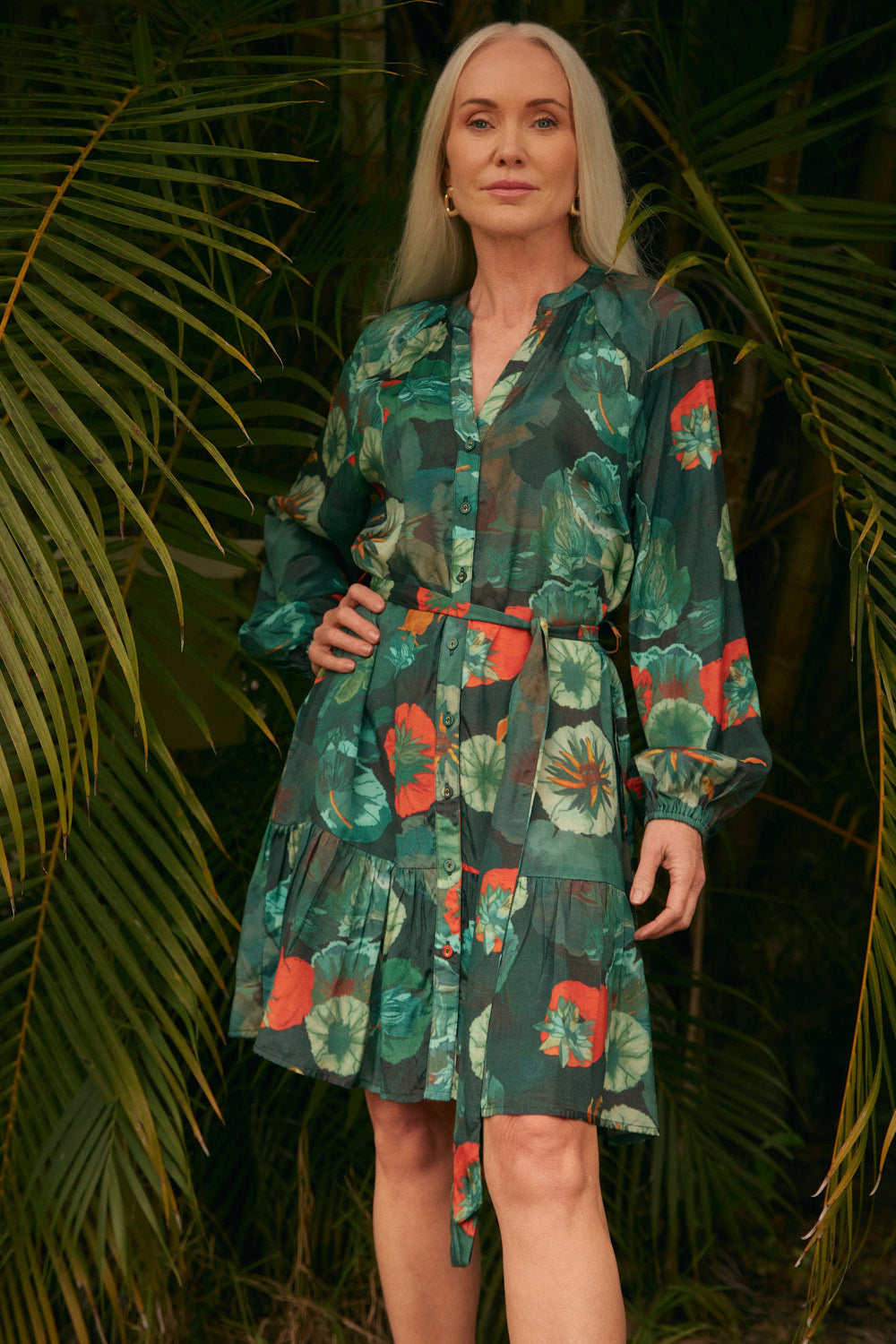 Fantasia Short Dress in Lotus