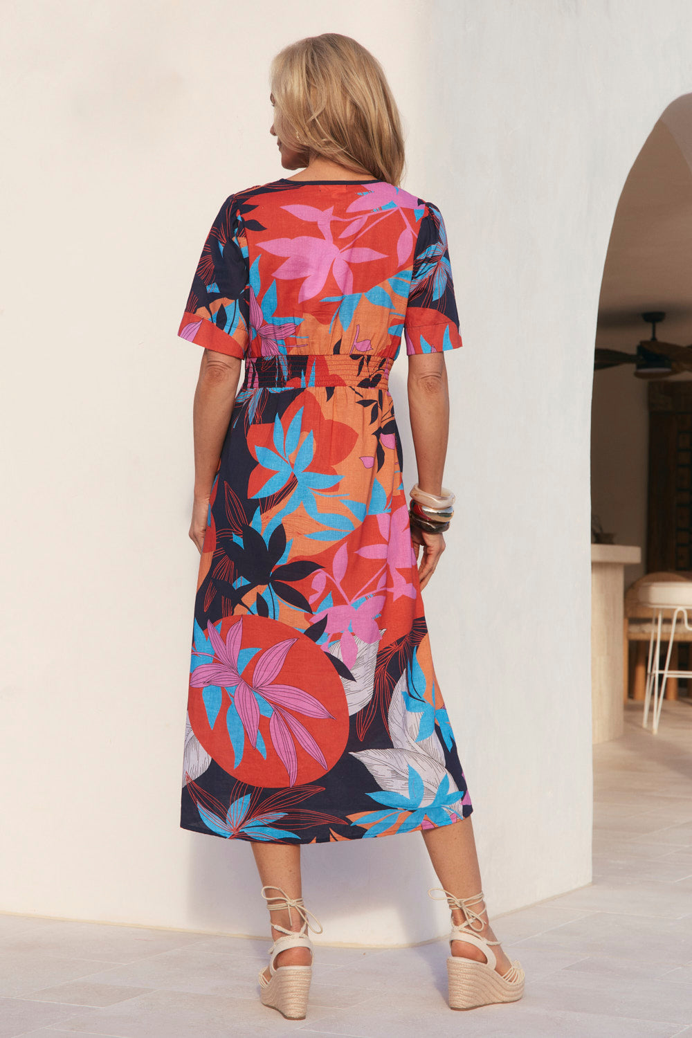 Farrah Midi Dress in Shinjuku