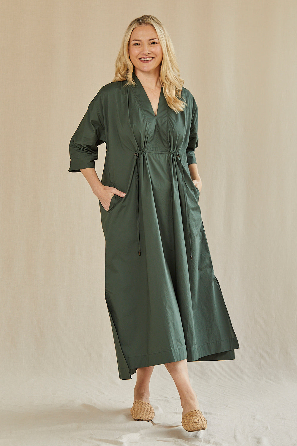 Kaftan wrap dress hotsell