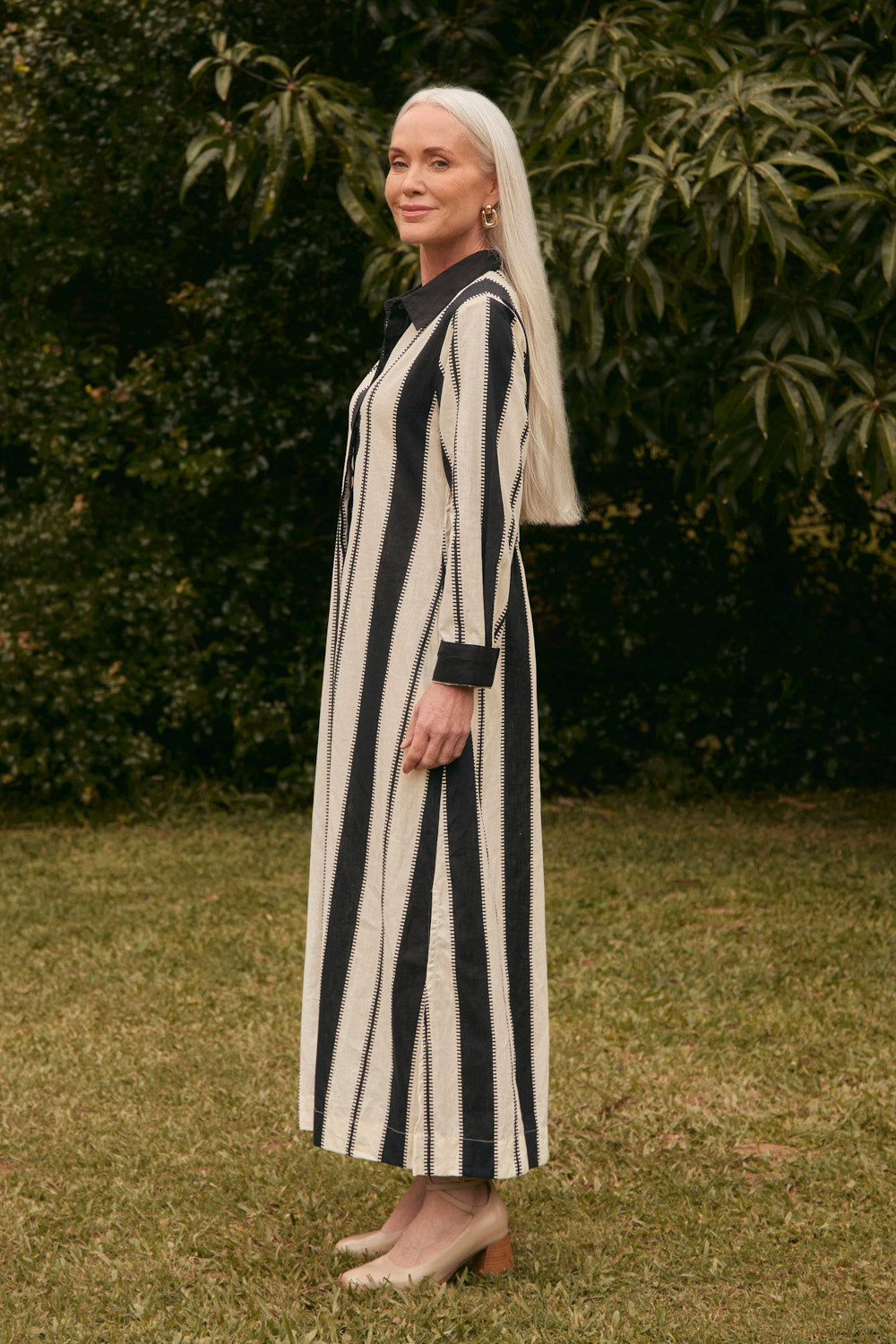 Gracie Long Sleeve Dress in Shibuya