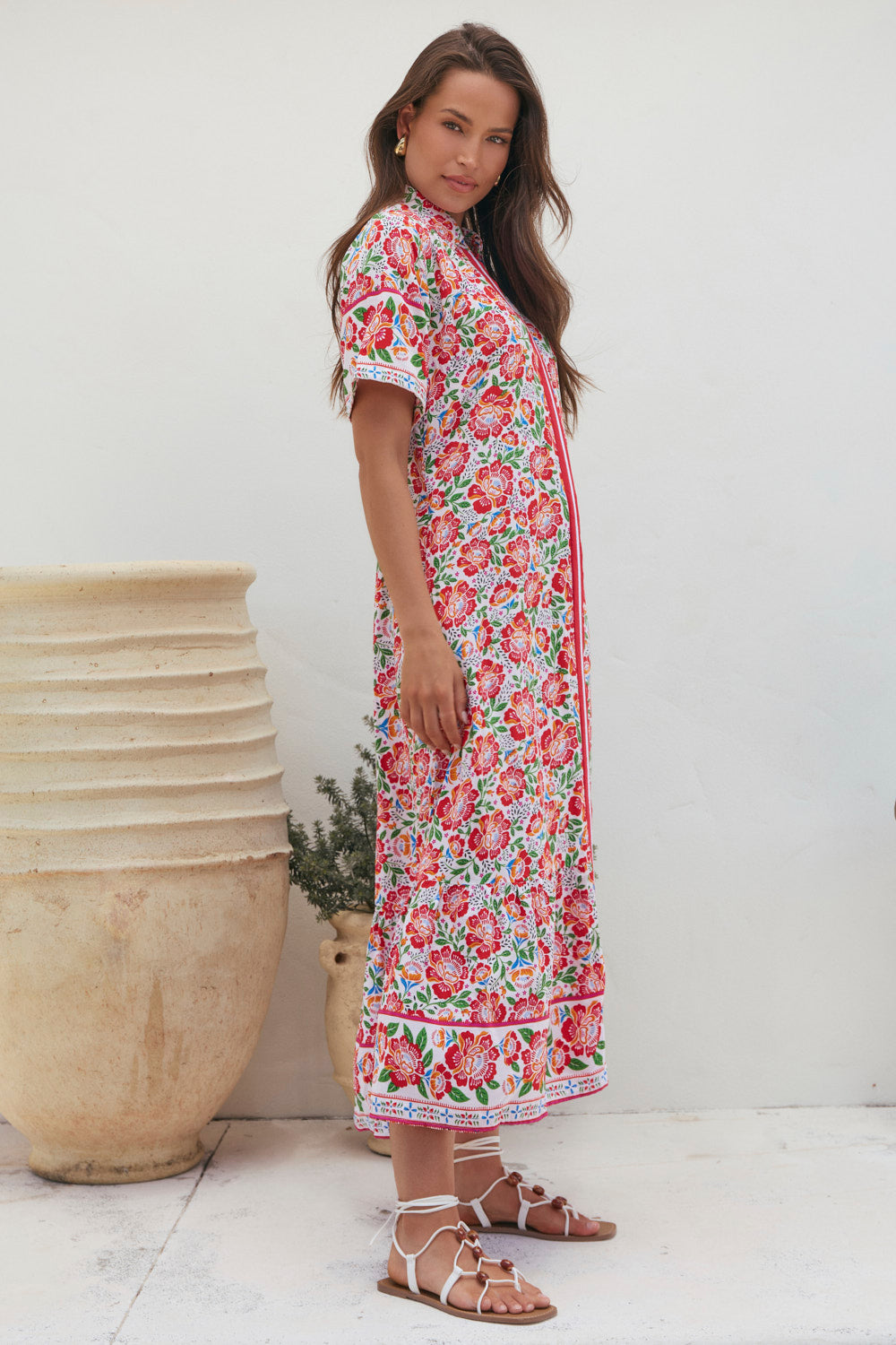 Gracie Shirt Dress in Verdelle