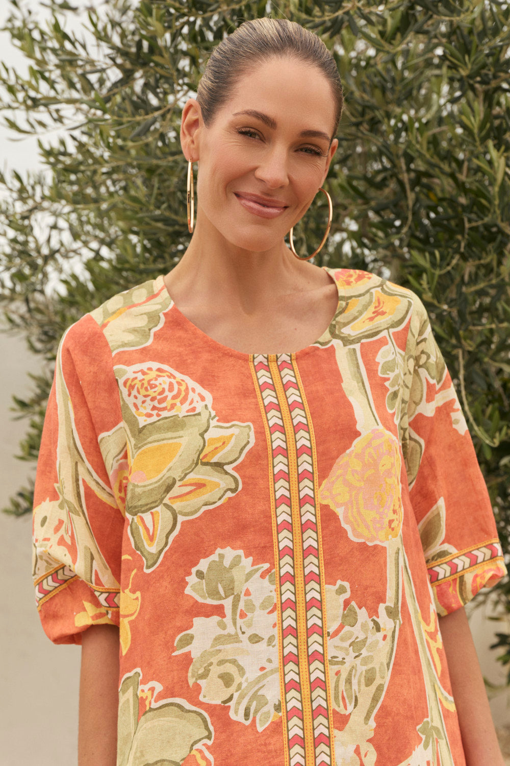 Hazel Short Shift Dress in Palampore