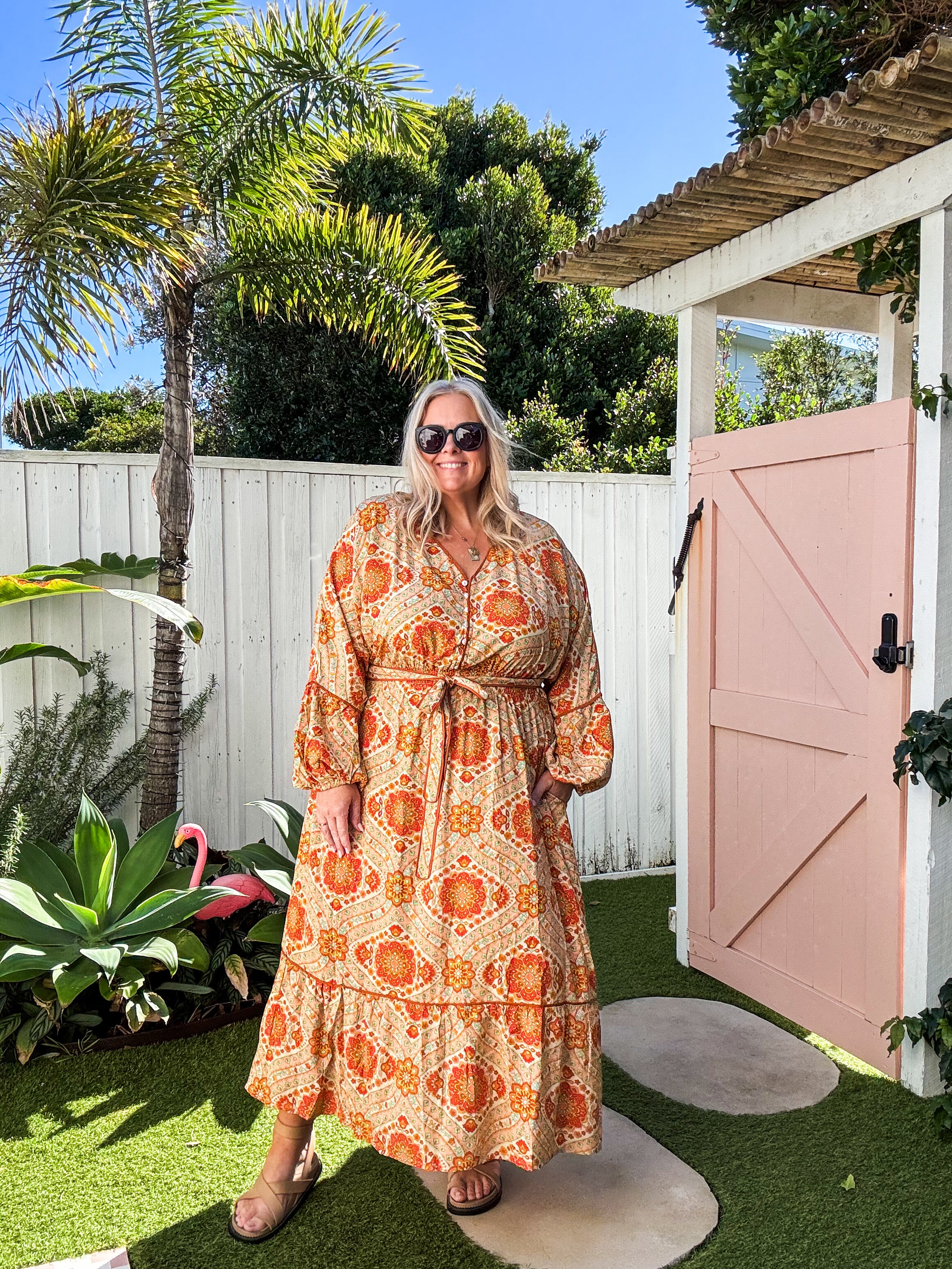 Cherry Blossom Dress in Aquarius