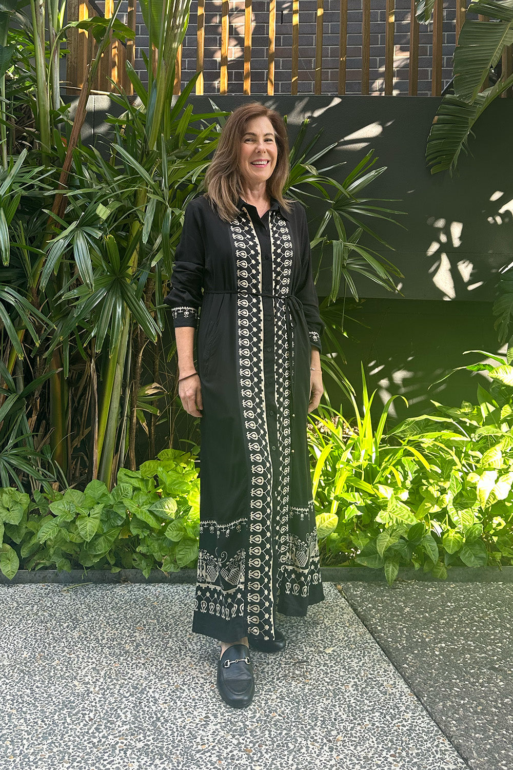 Abbey Shirt Dress in Baroque