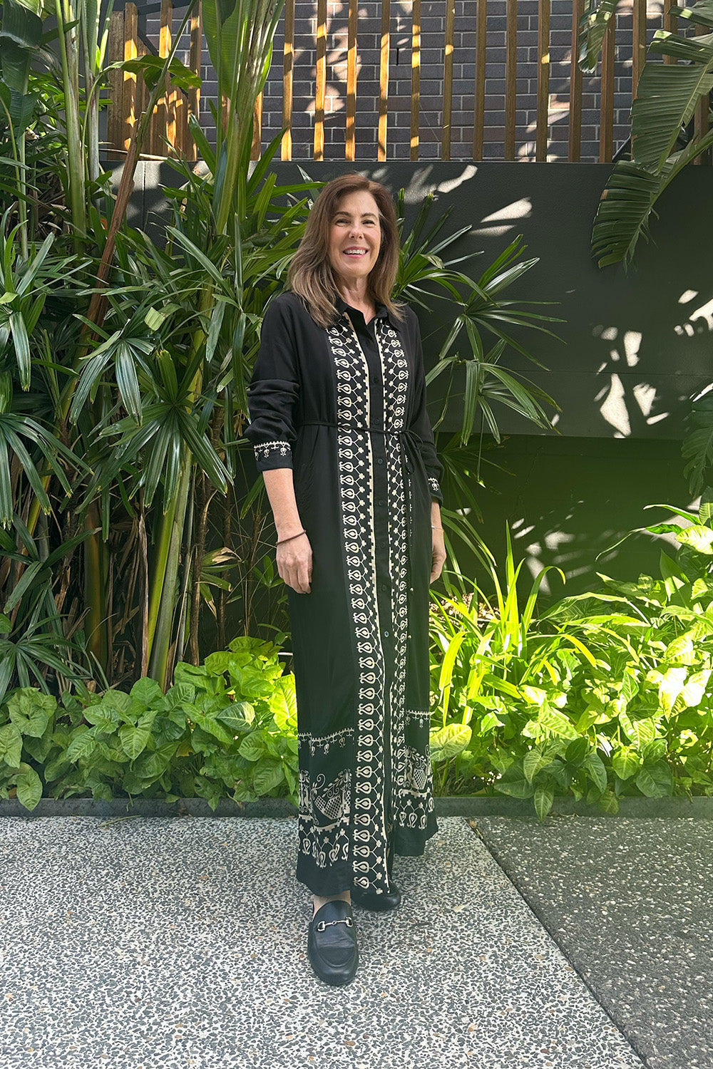 Abbey Shirt Dress in Baroque