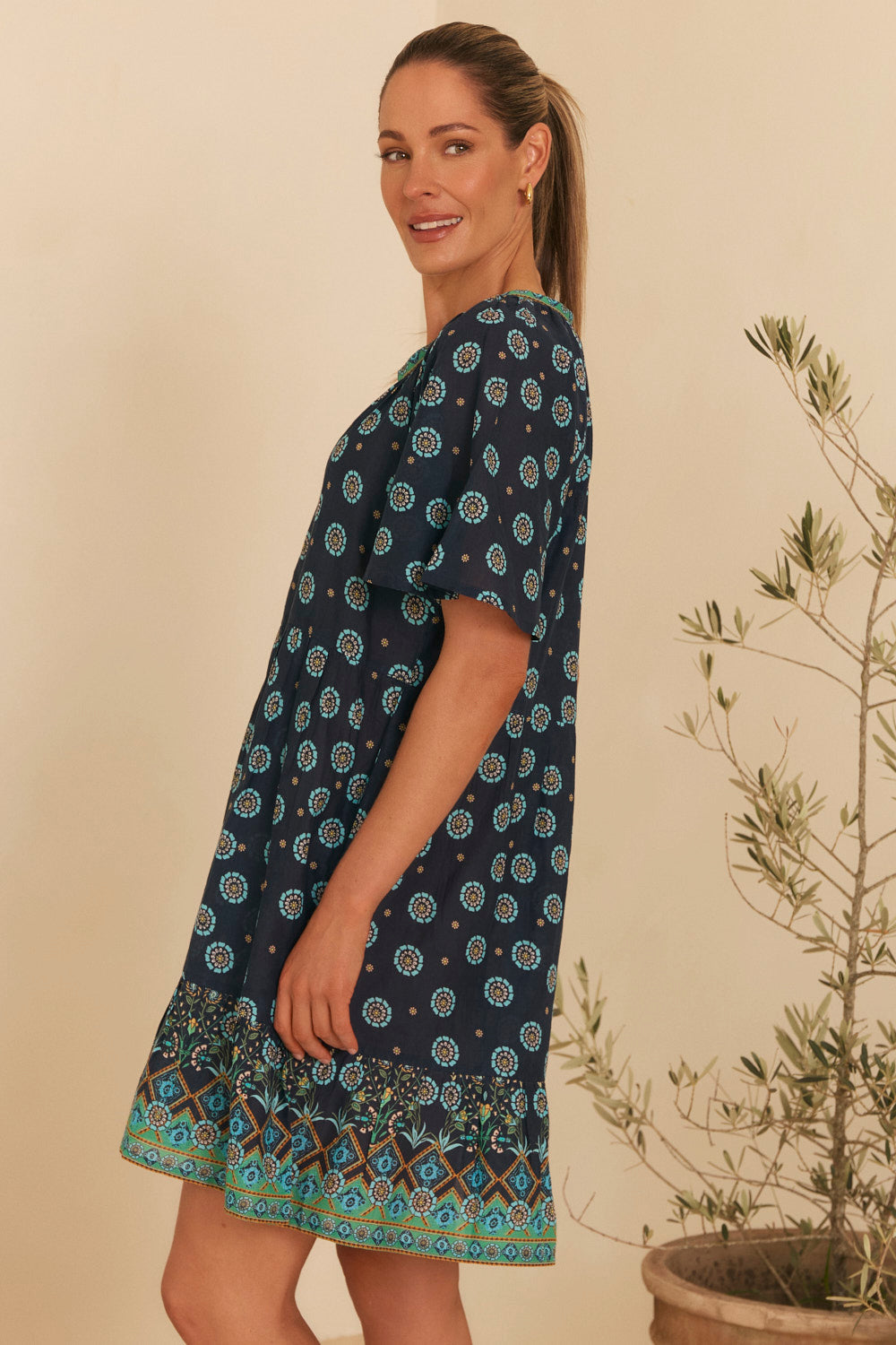 Ismay Short Dress in Nerolie