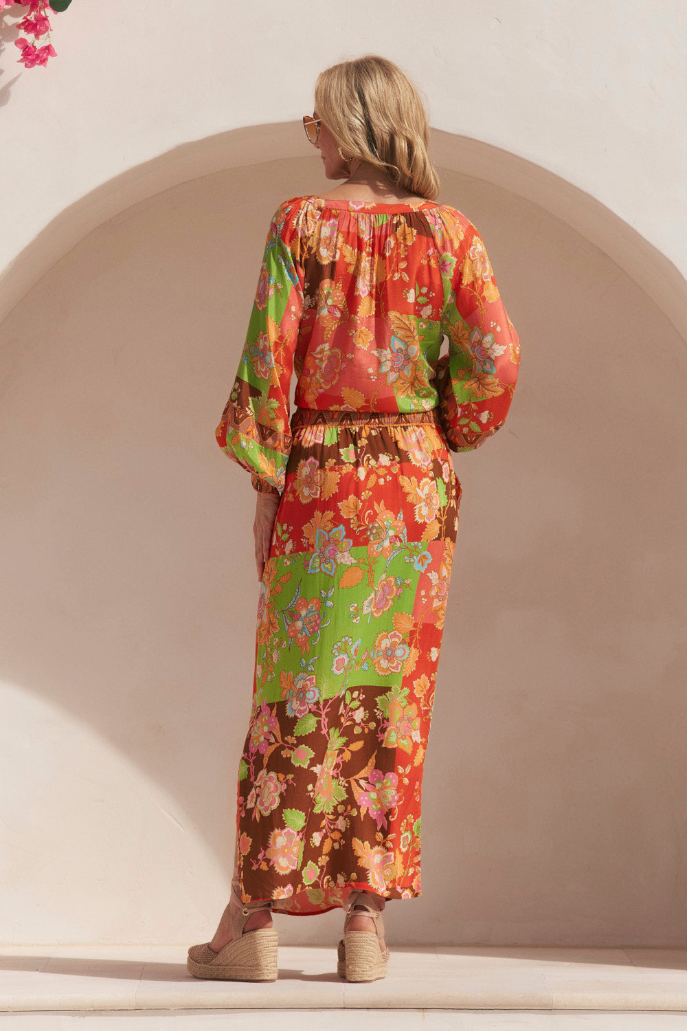 Ivy Column Skirt in Petra