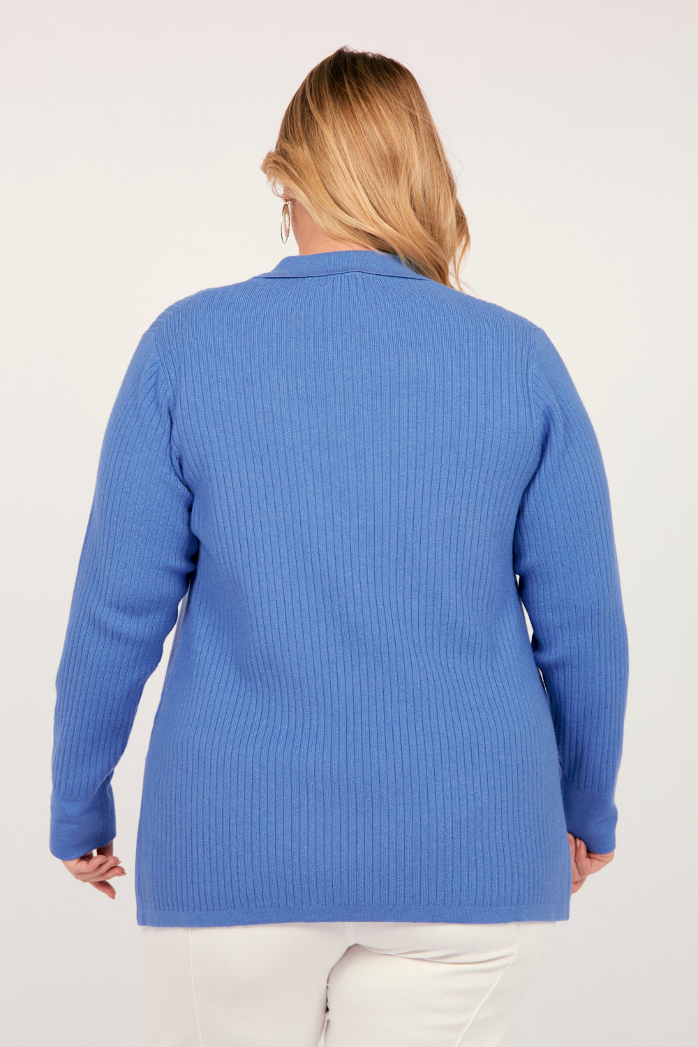 Knitted Cardigan in Blue