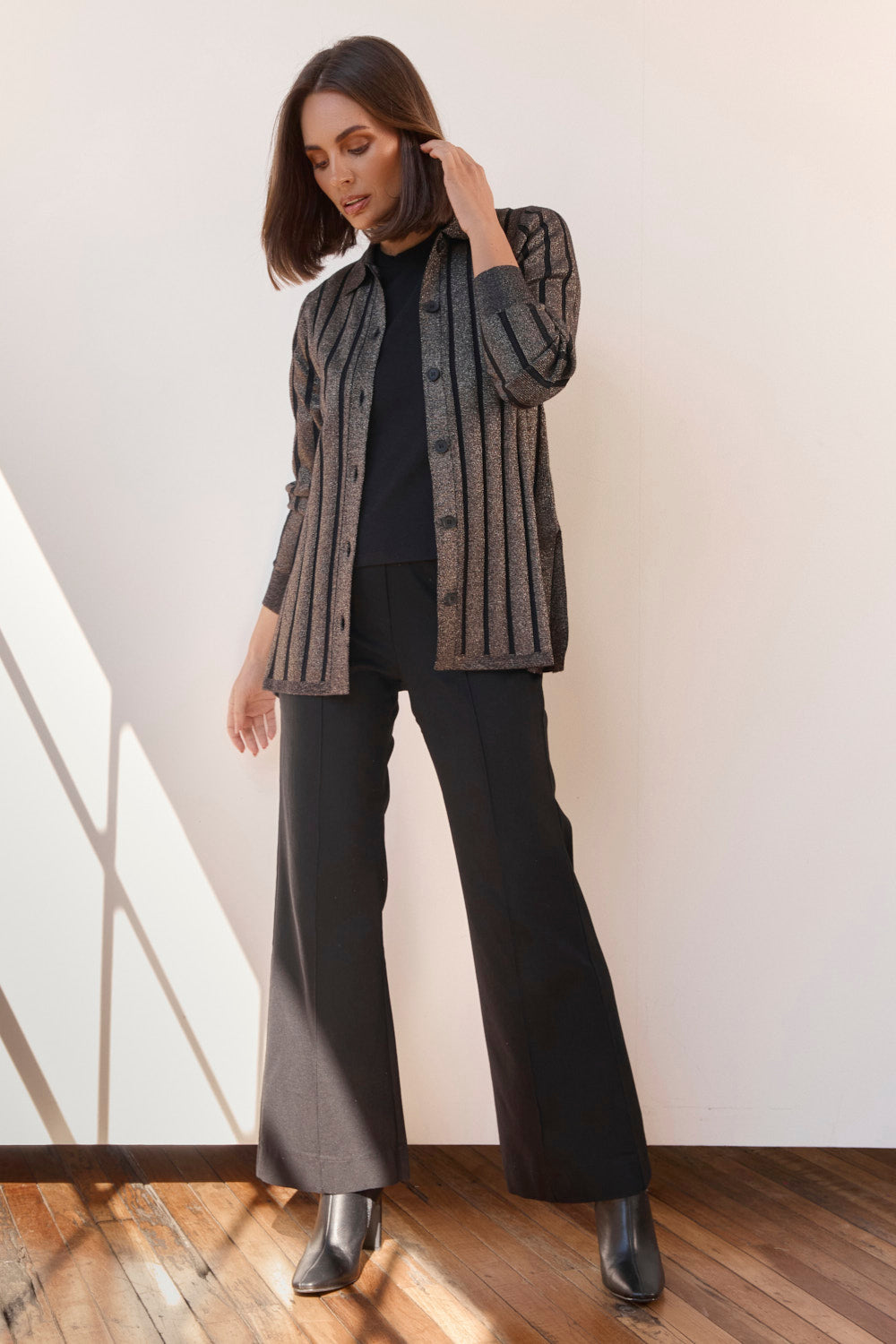 Knitted Cardigan in Superstar, Cardigan - Adrift Clothing