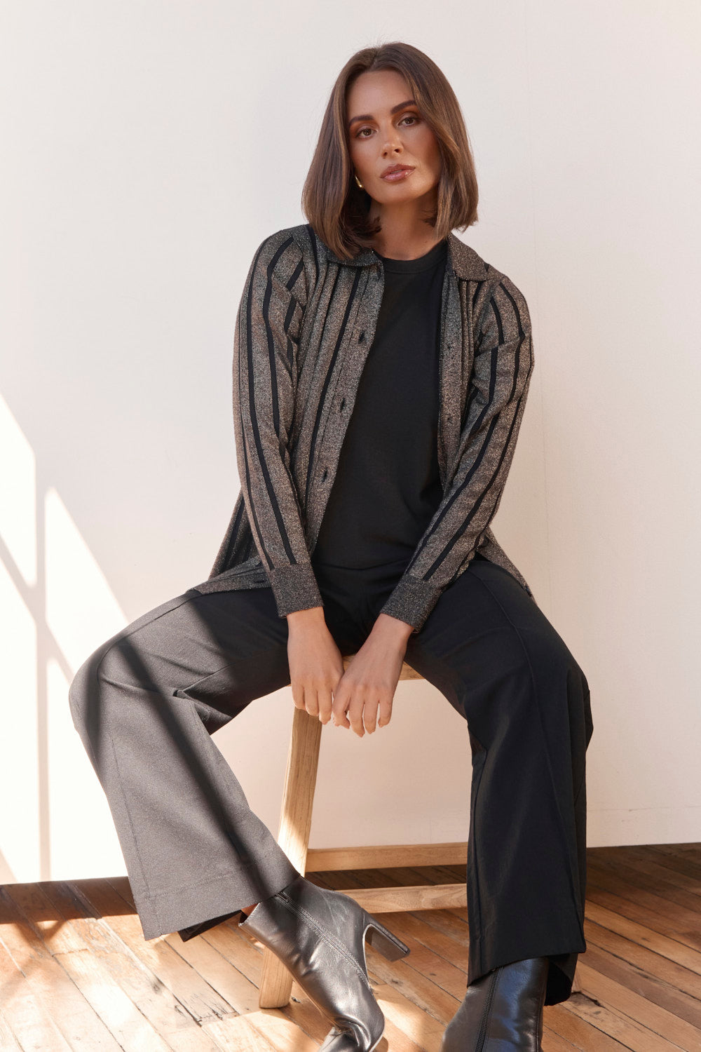 Knitted Cardigan in Superstar