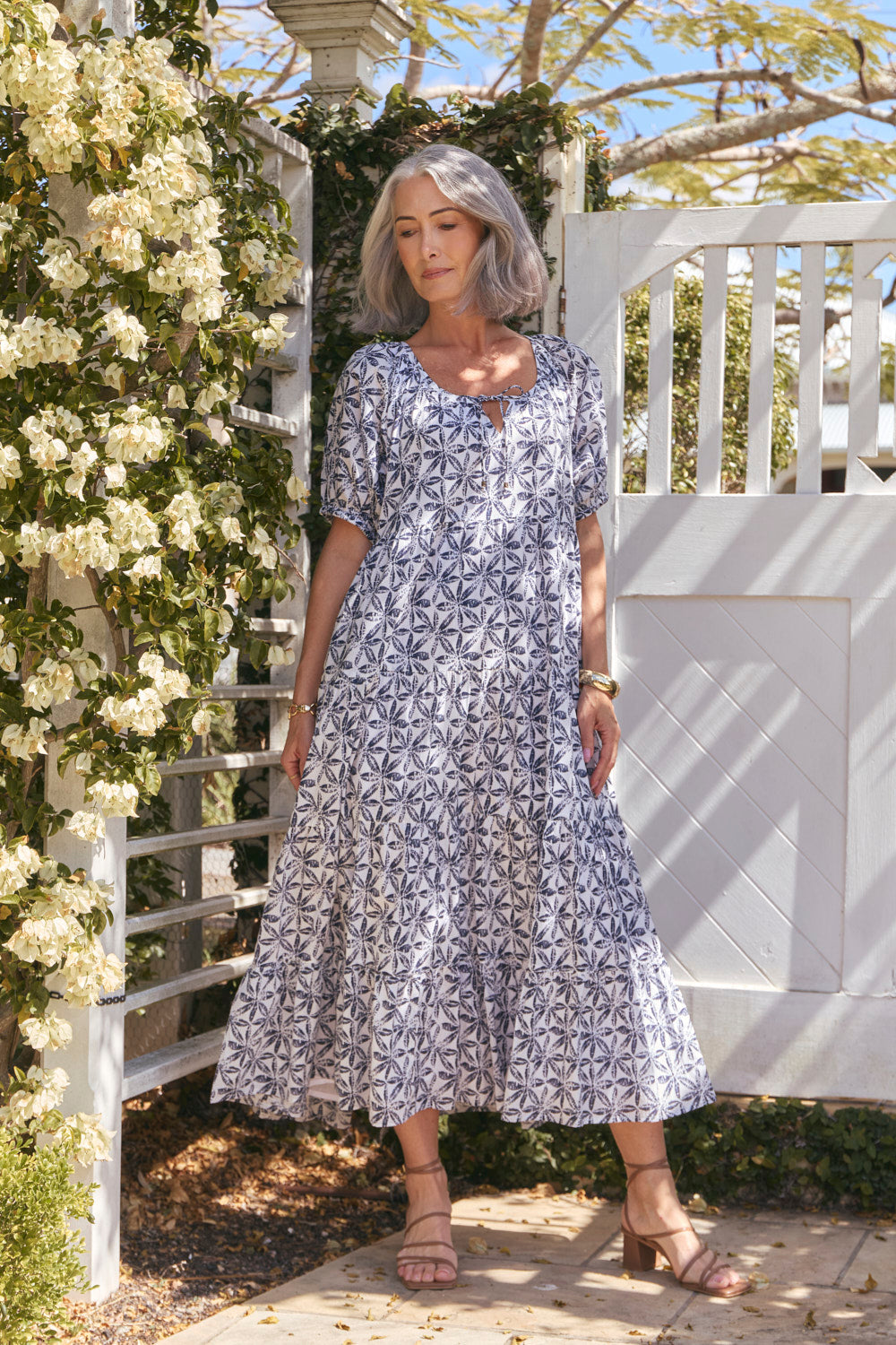 Layla Tiered Dress in Zahara