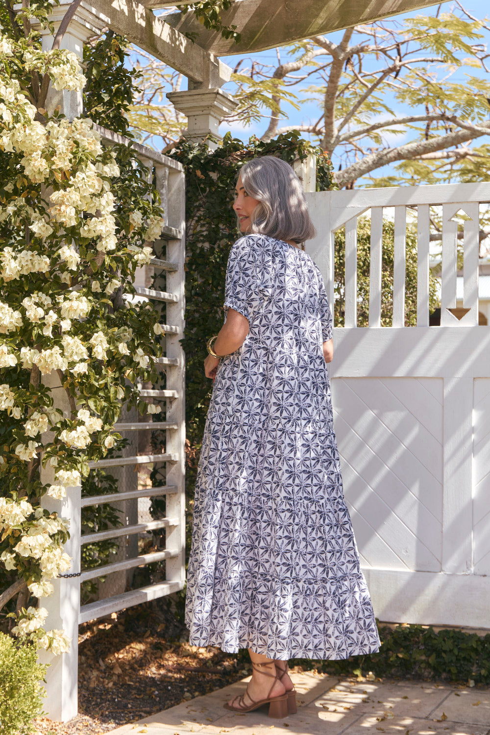 Layla Tiered Dress in Zahara