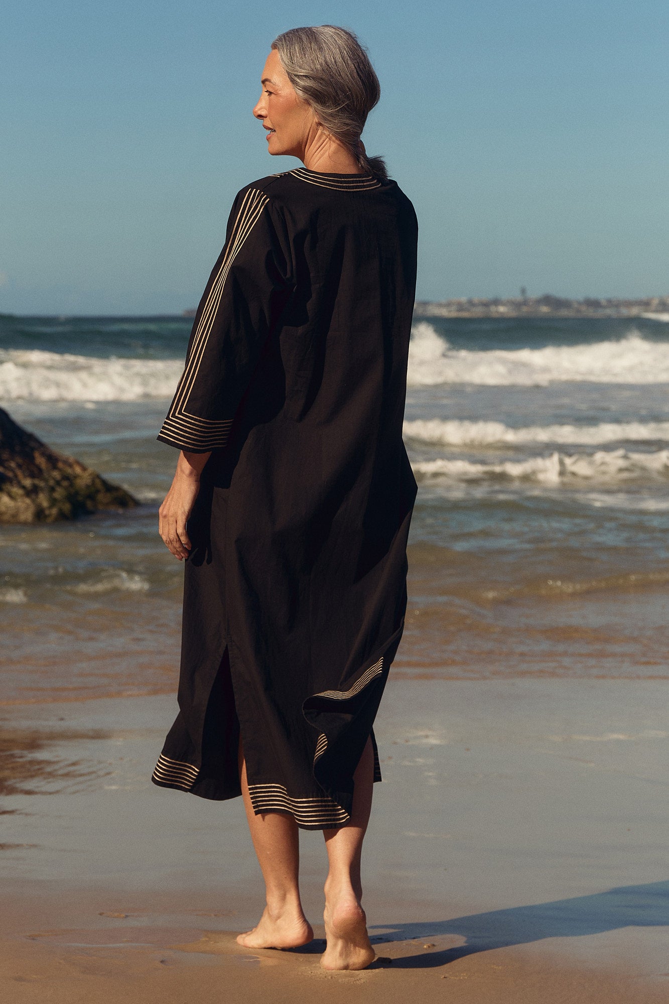 Sofia Bell Sleeve Tunic Dress in Duality