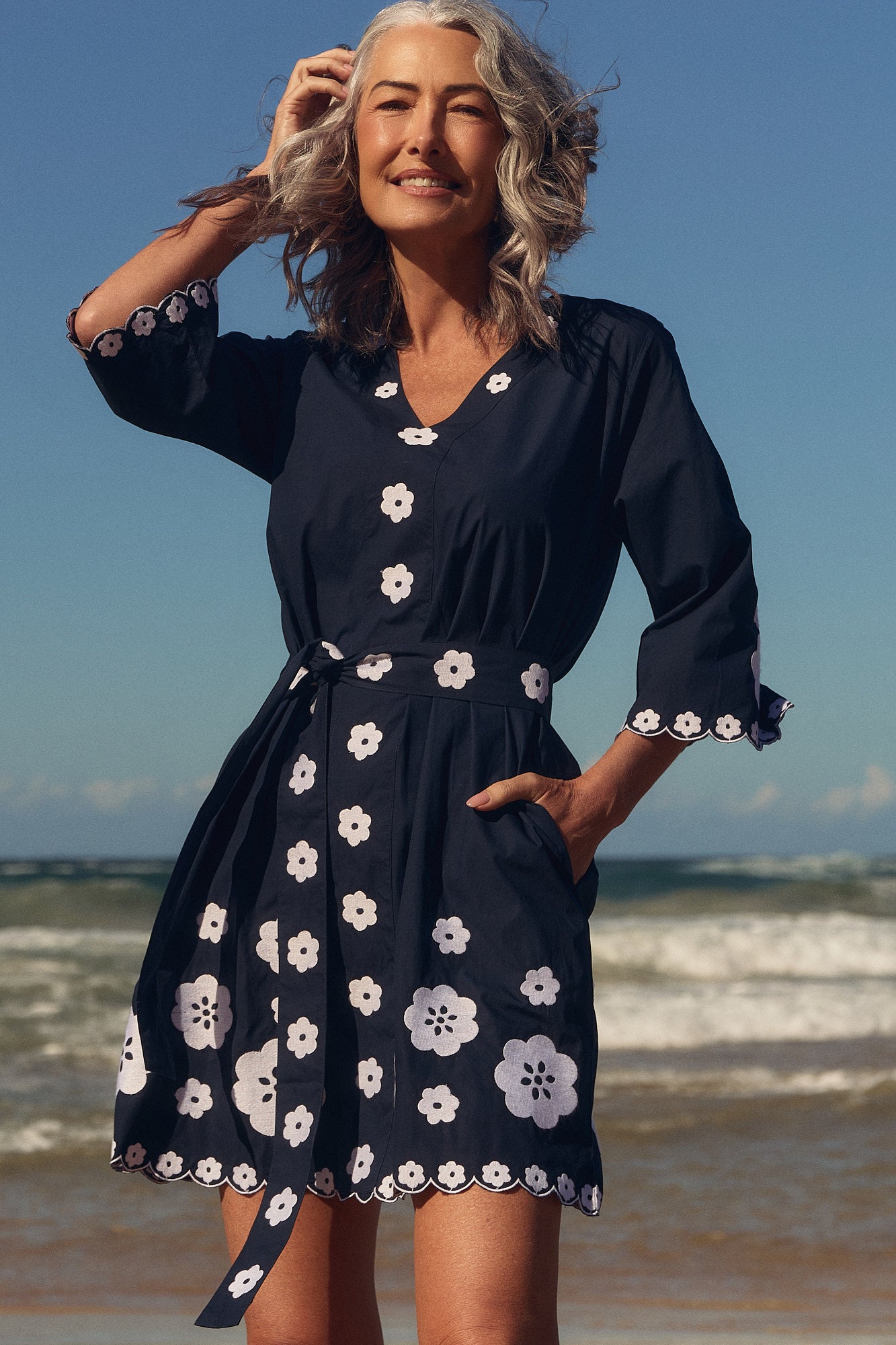 Sacha Shift Dress in Serenata
