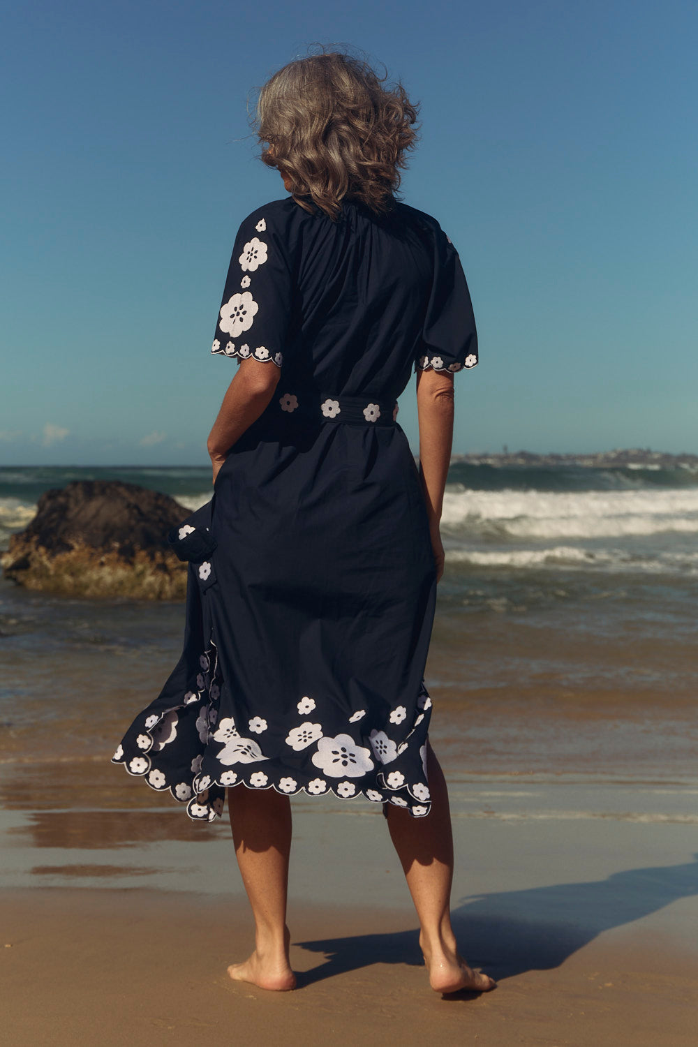 Matilda Collared Dress in Serenata