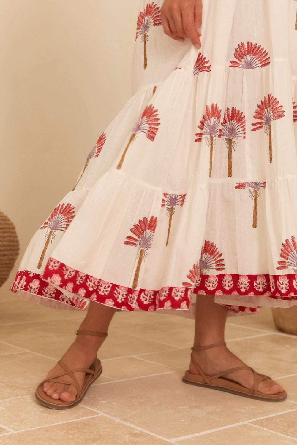 Layla Tiered Dress in Cypress