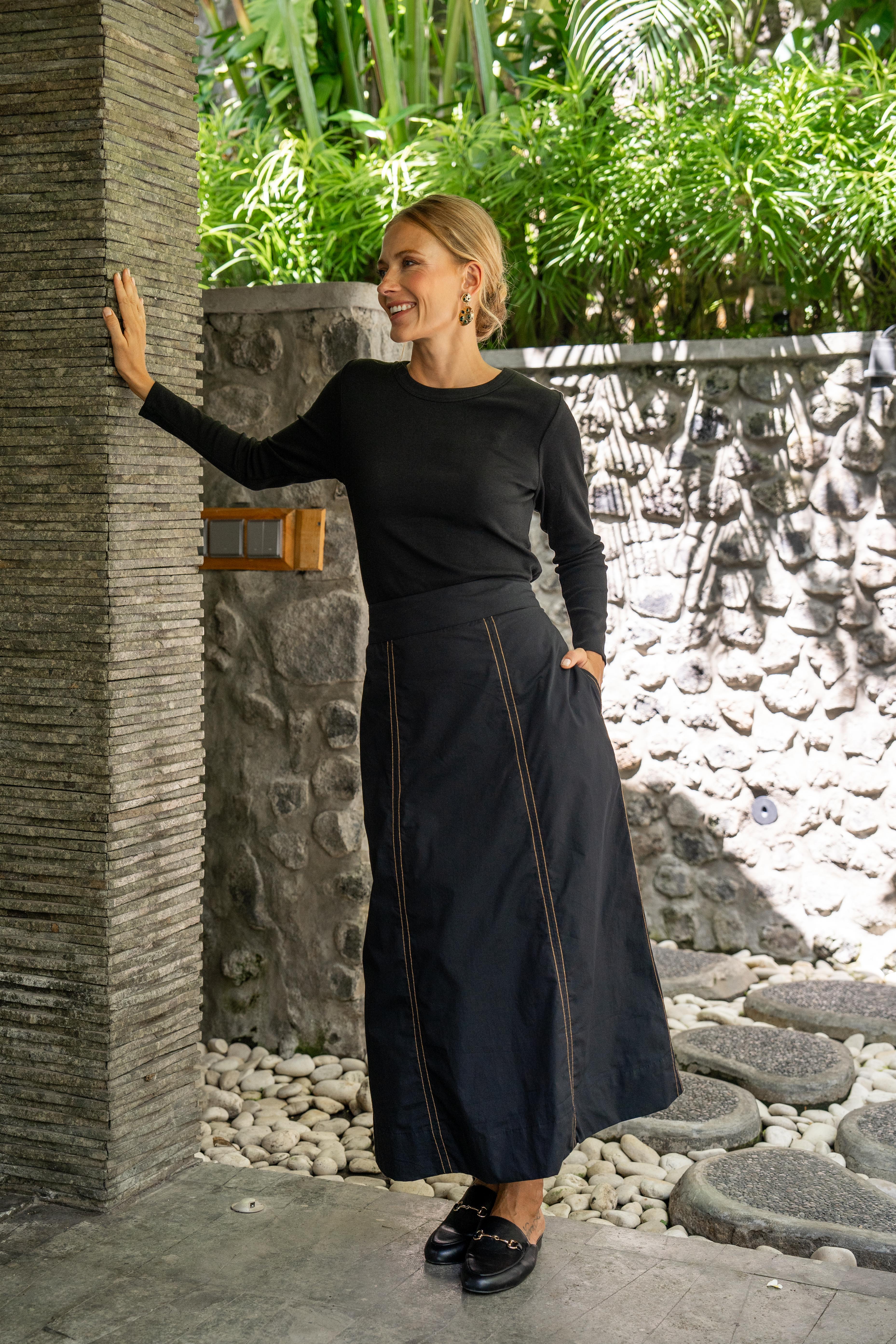 Maddy A-Line Skirt in Tiramisu