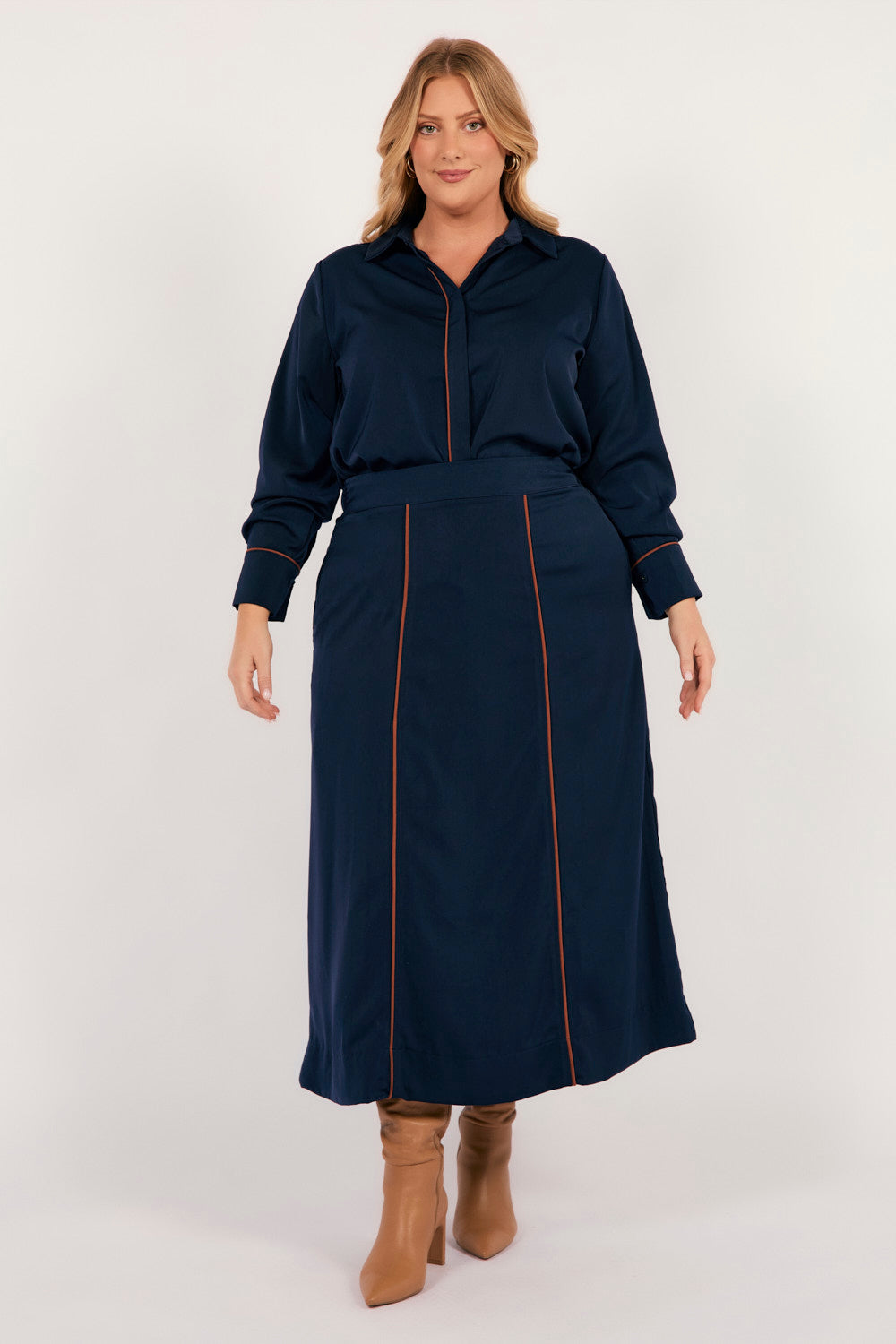 Maddy A-Line Skirt in Tribeca