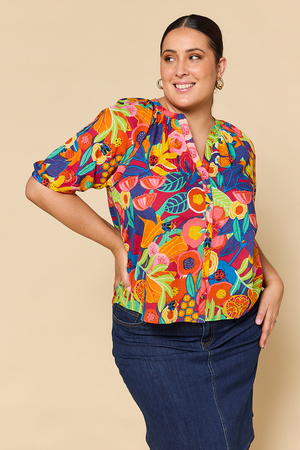 Maeve Shift Top in Amazonia