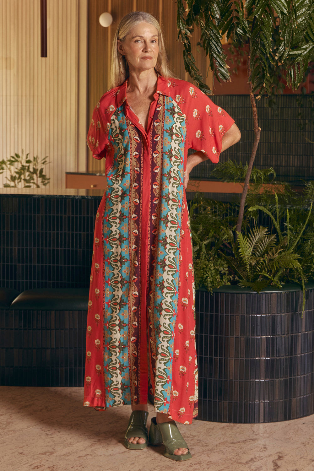 Matilda Shirt Dress in Palladio